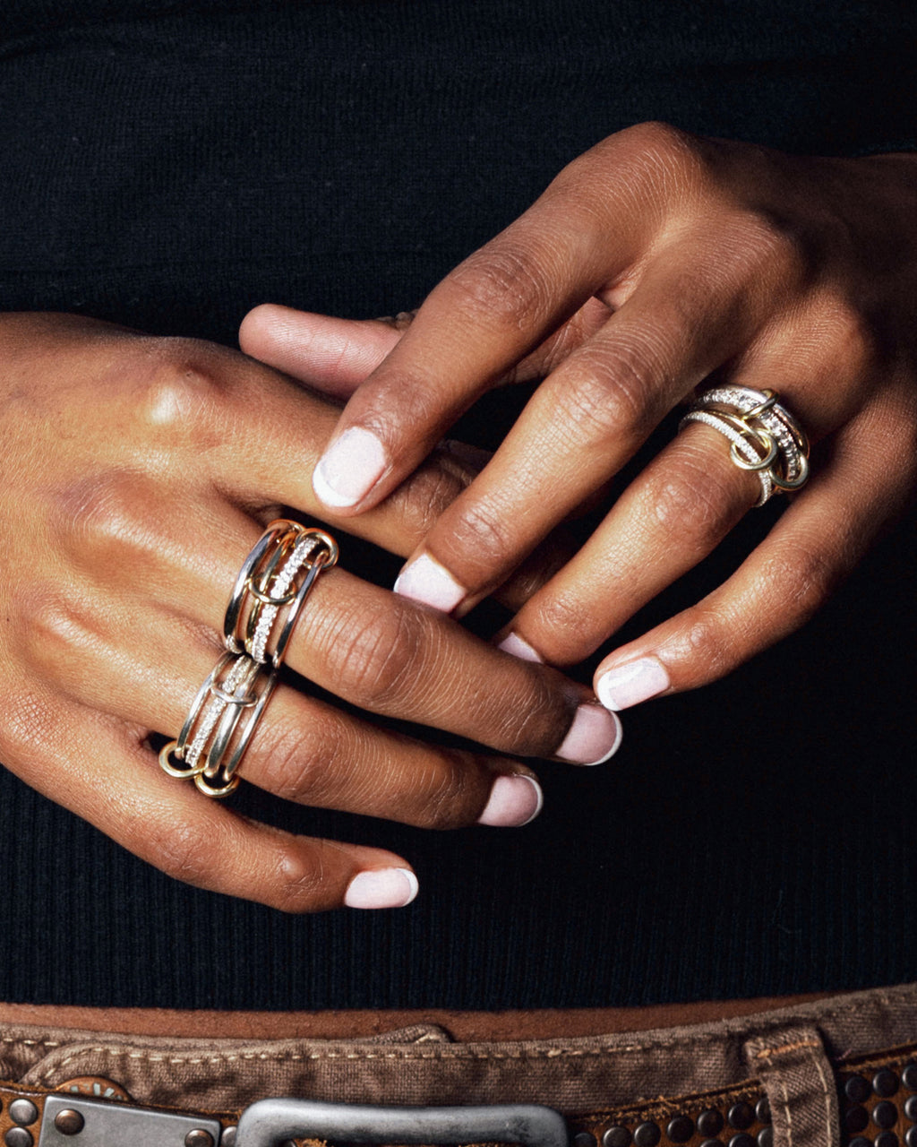 Diamond & 18k Gold Two-Tone Arla Ring