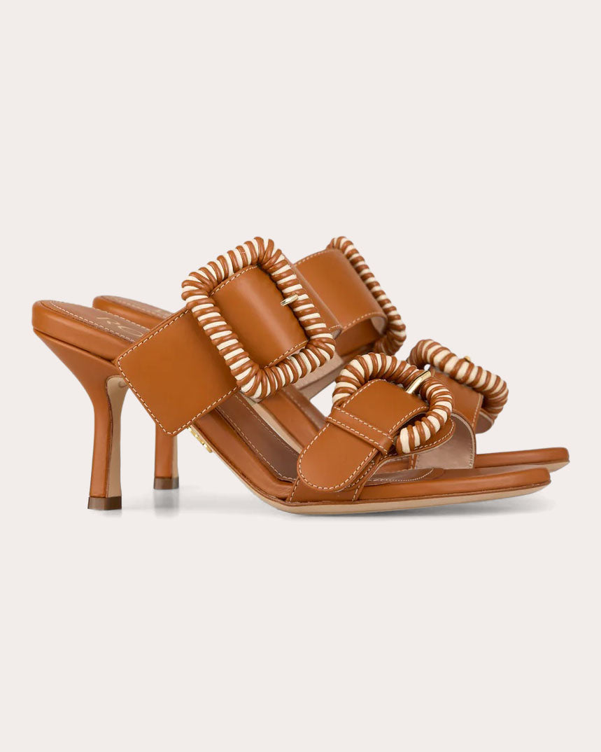 Pam 75 Leather Buckle Sandal