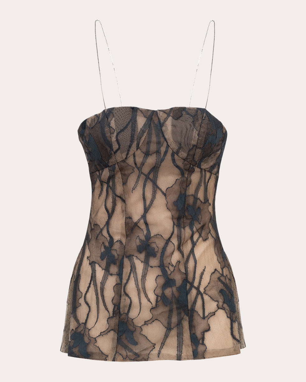 Suzie Floral Lace Bustier Top