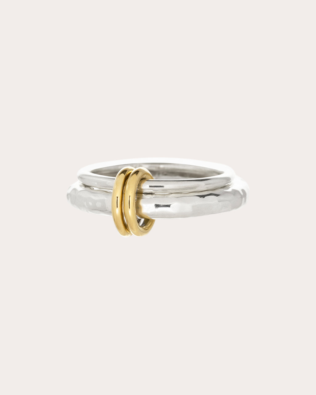 18k Gold & Sterling Silver Agon Vulcan Ring