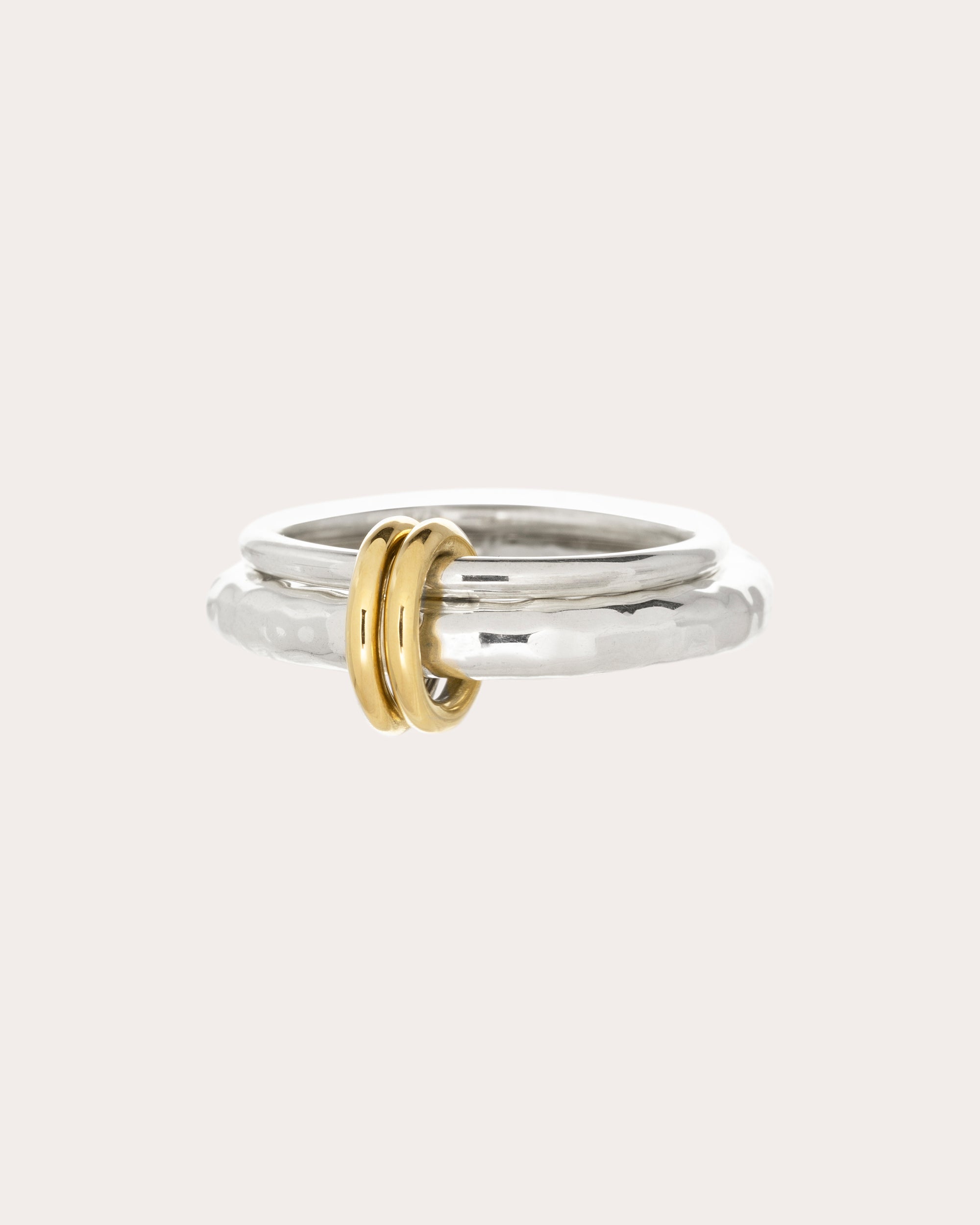 18k Gold & Sterling Silver Agon Vulcan Ring