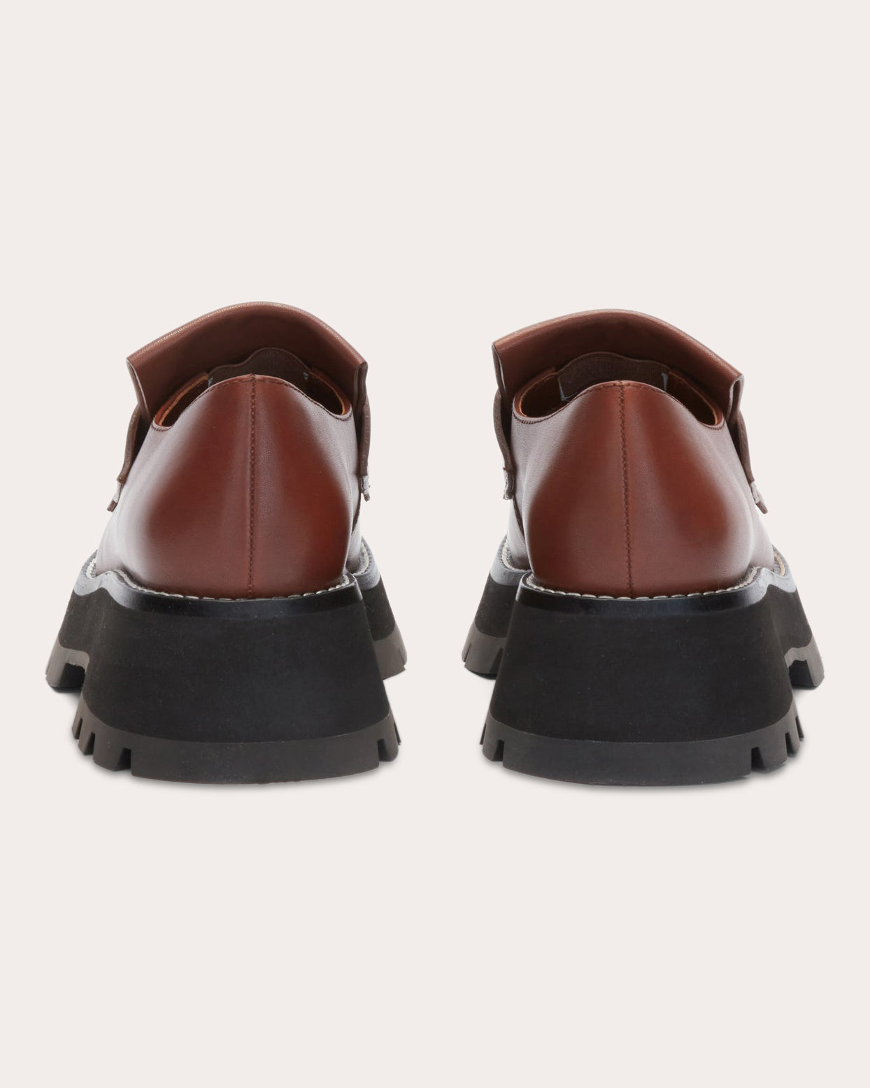 Kate Tasseled Leather Platform Lug Loafer