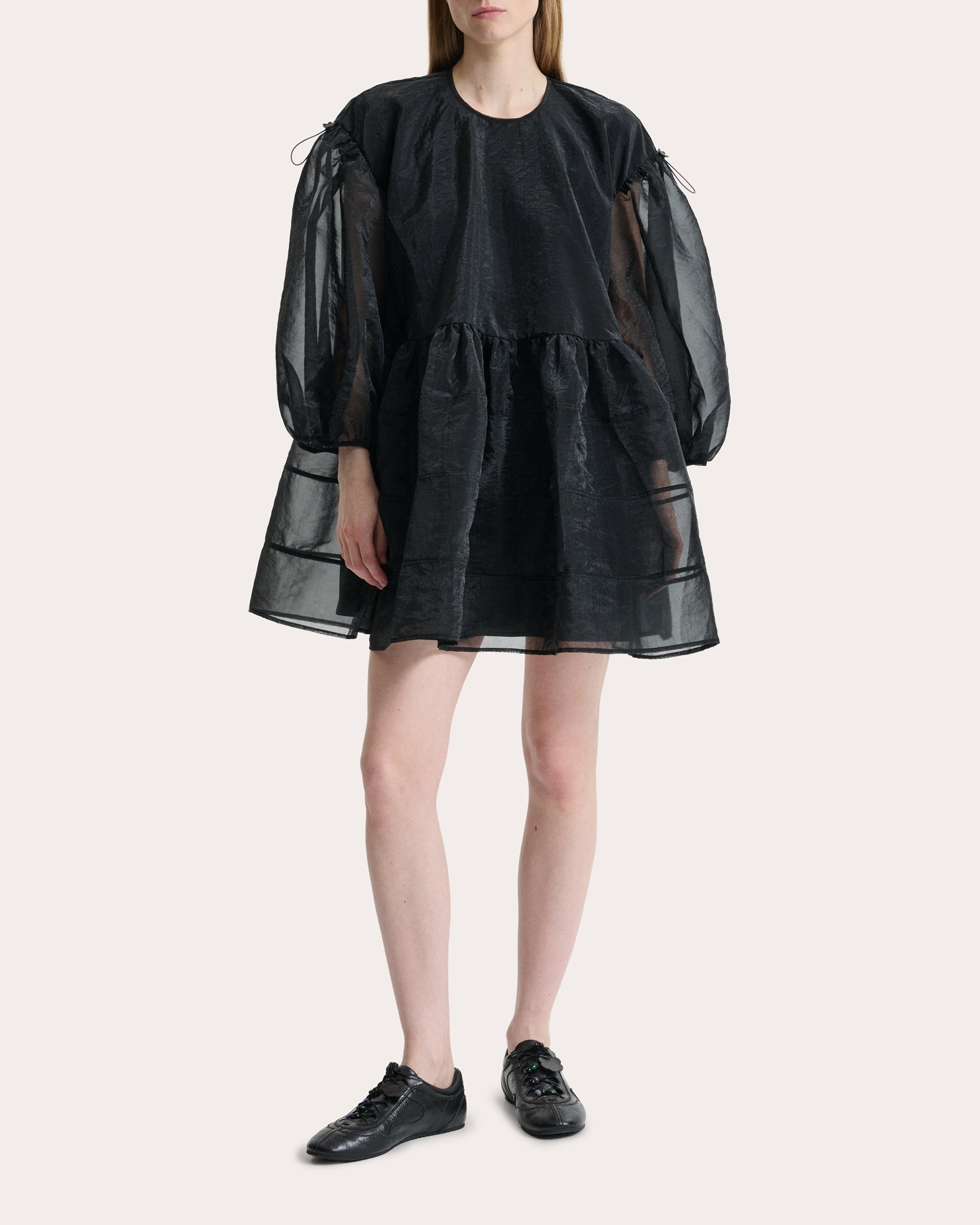 Darcy Liquid Myrtia Gathered Mini Dress