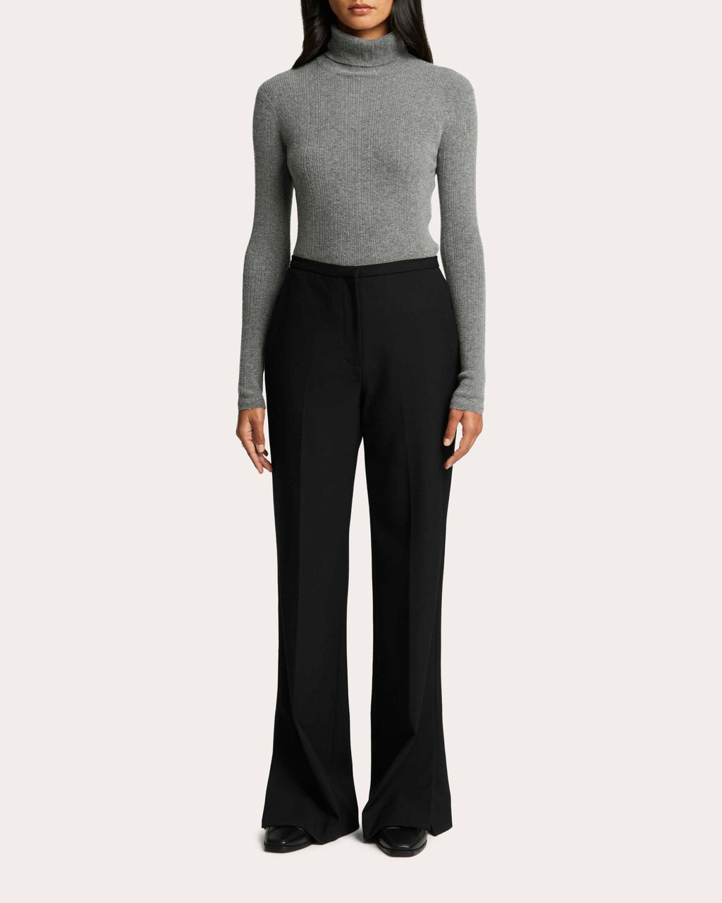 Prince Heavy Wool Twill Creased Trousers
