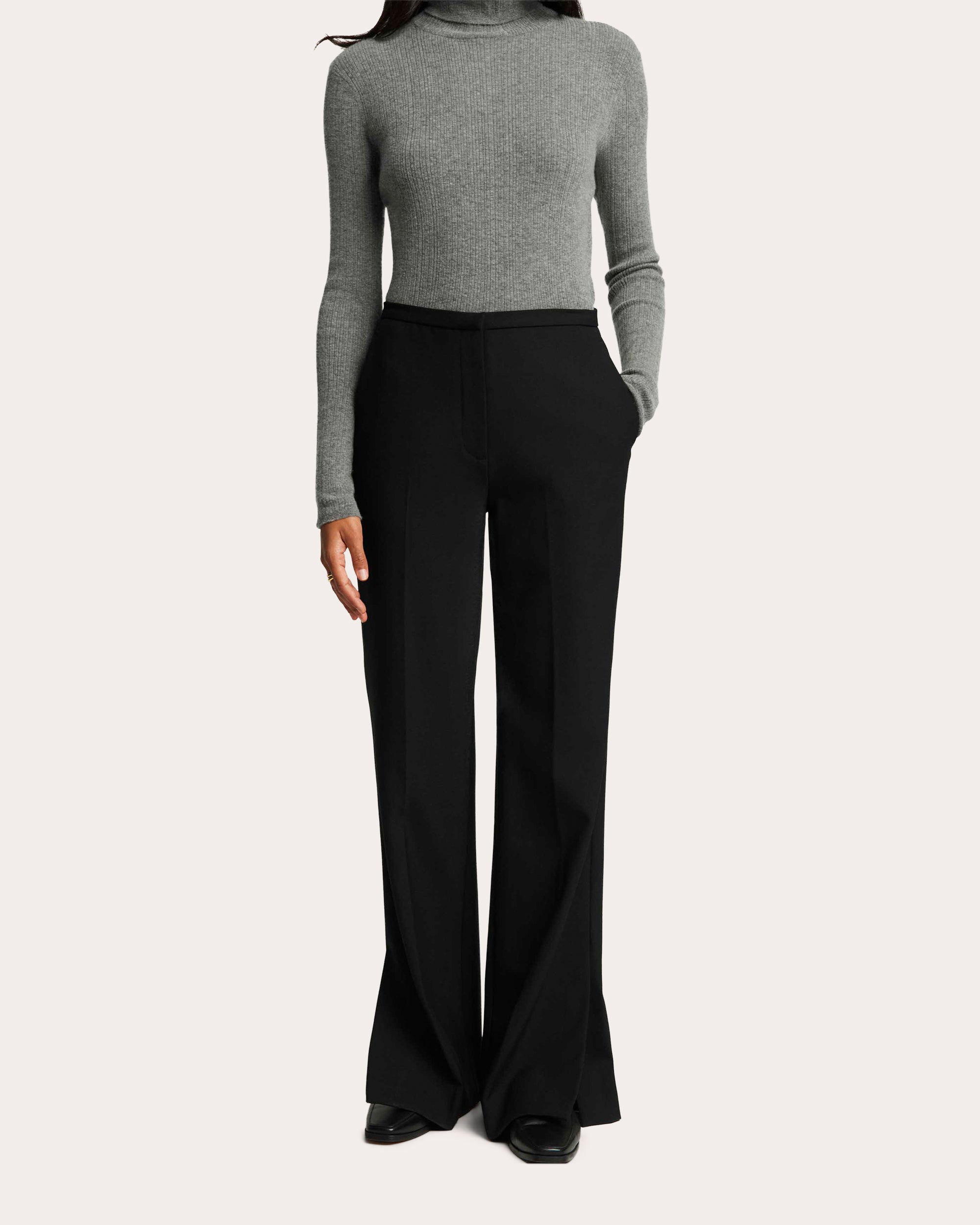 Prince Heavy Wool Twill Creased Trousers