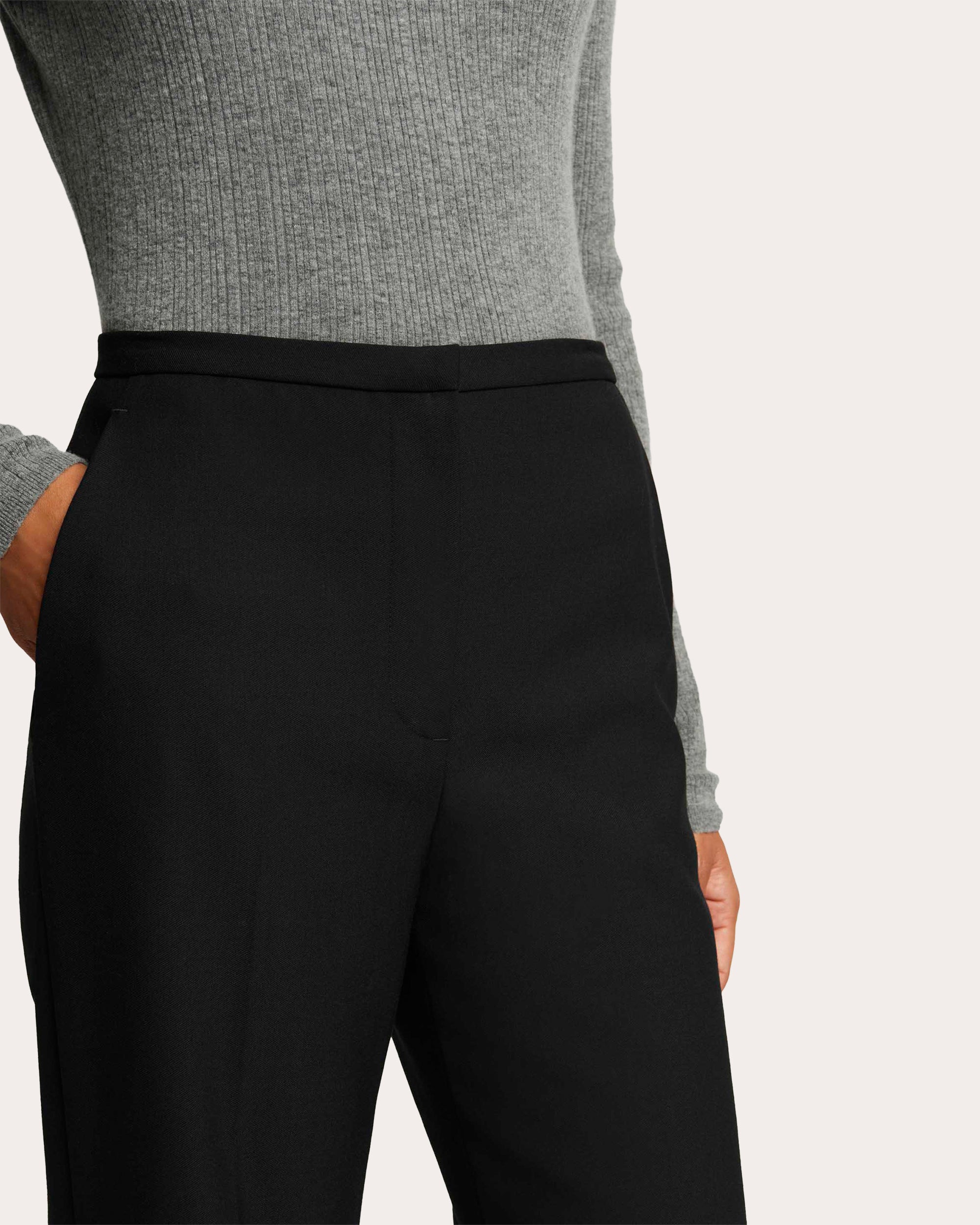Prince Heavy Wool Twill Creased Trousers