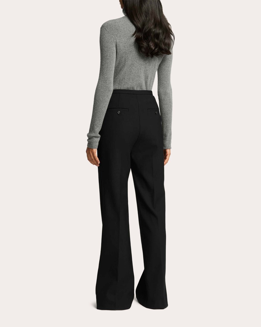 Prince Heavy Wool Twill Creased Trousers