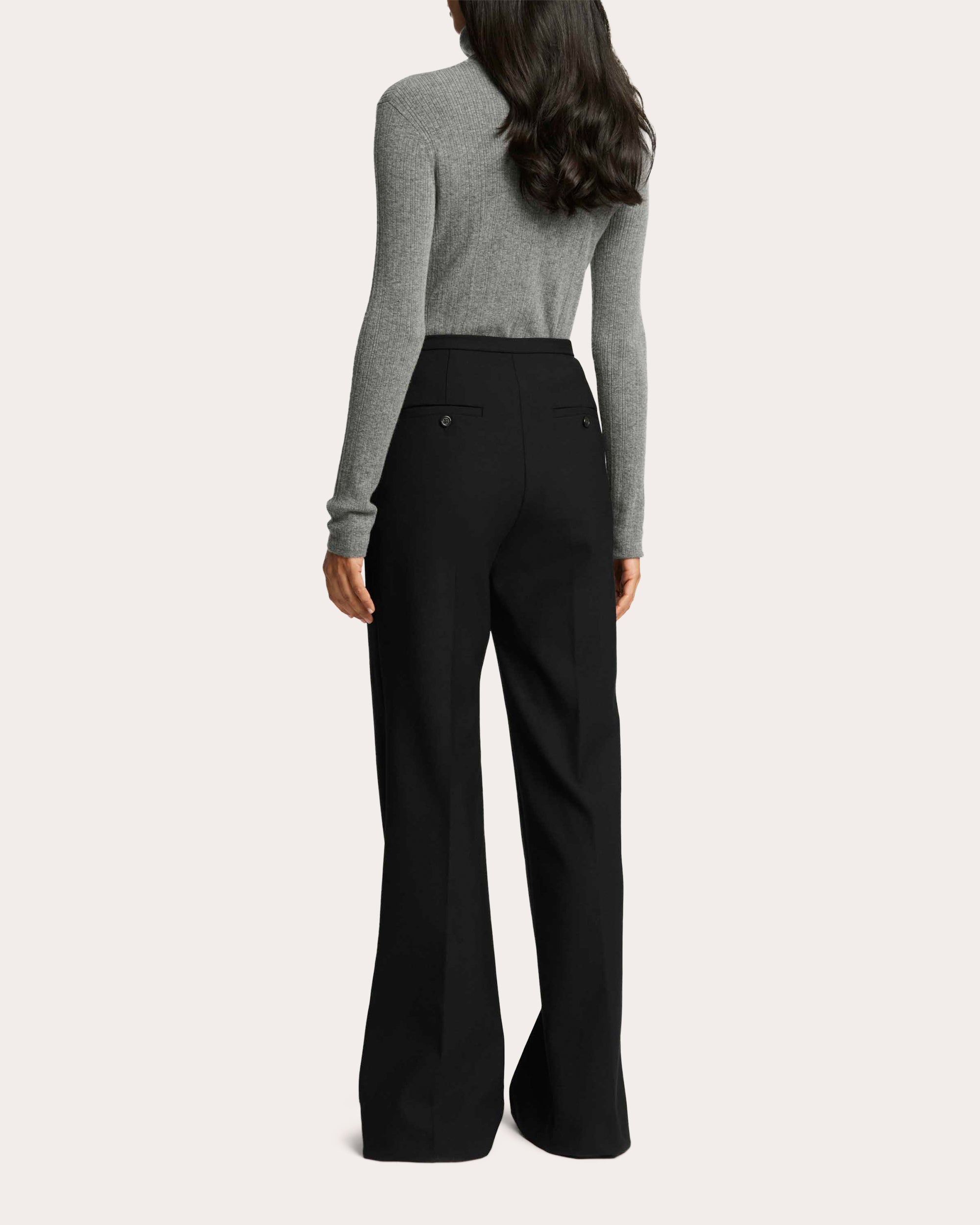 Prince Heavy Wool Twill Creased Trousers