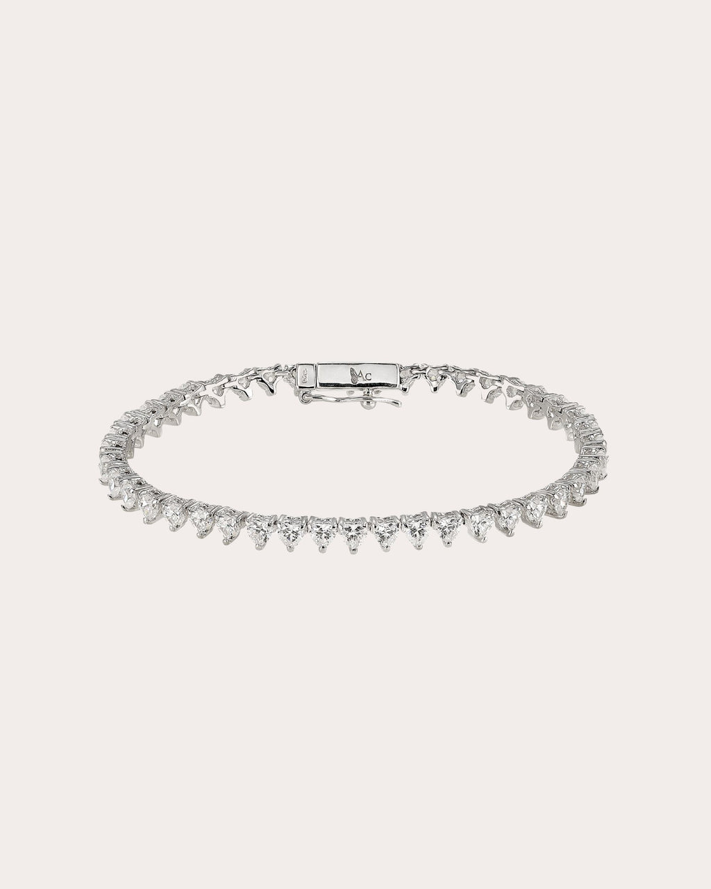 Diamond Eternity Heart Bracelet