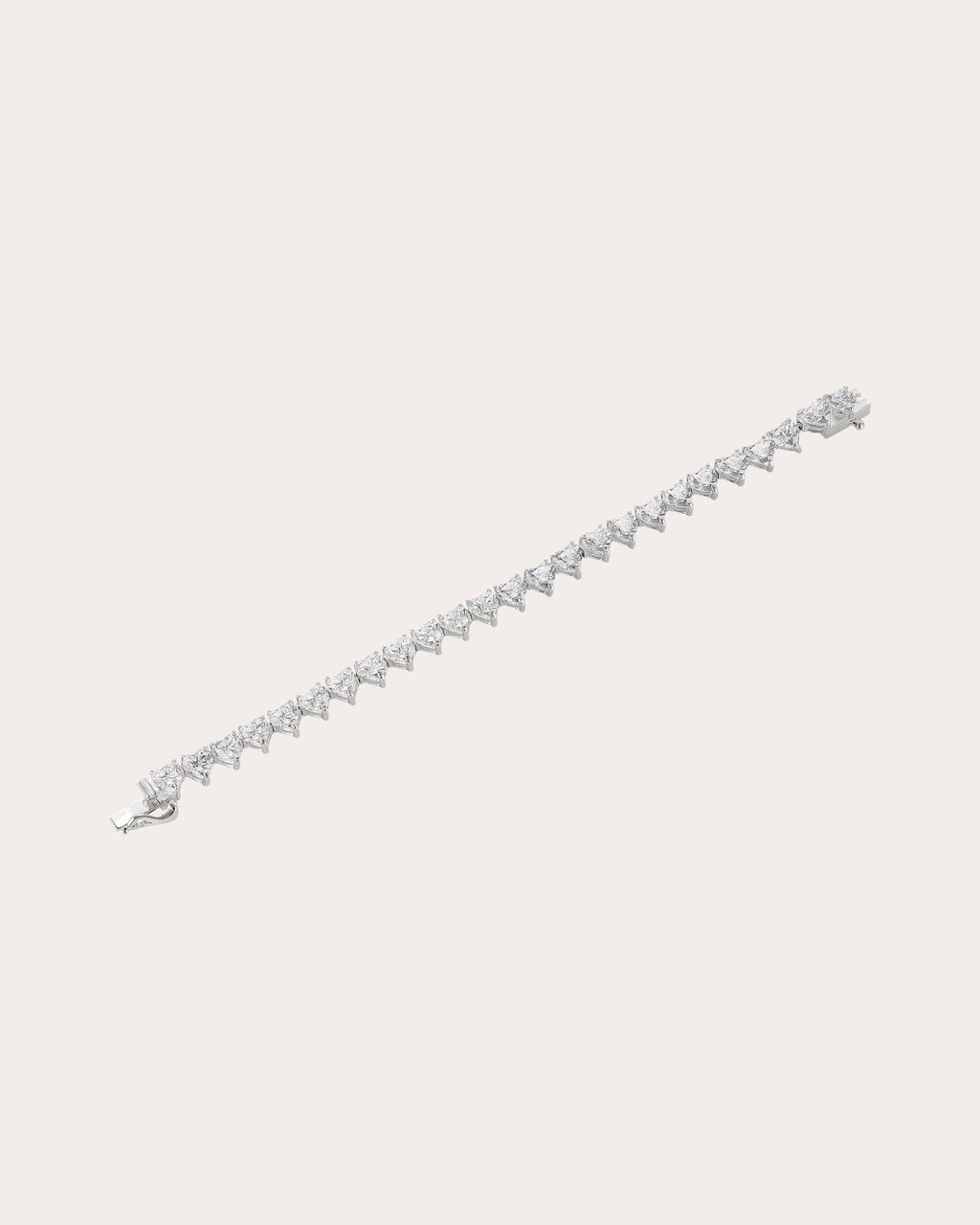 Diamond Eternity Heart Bracelet