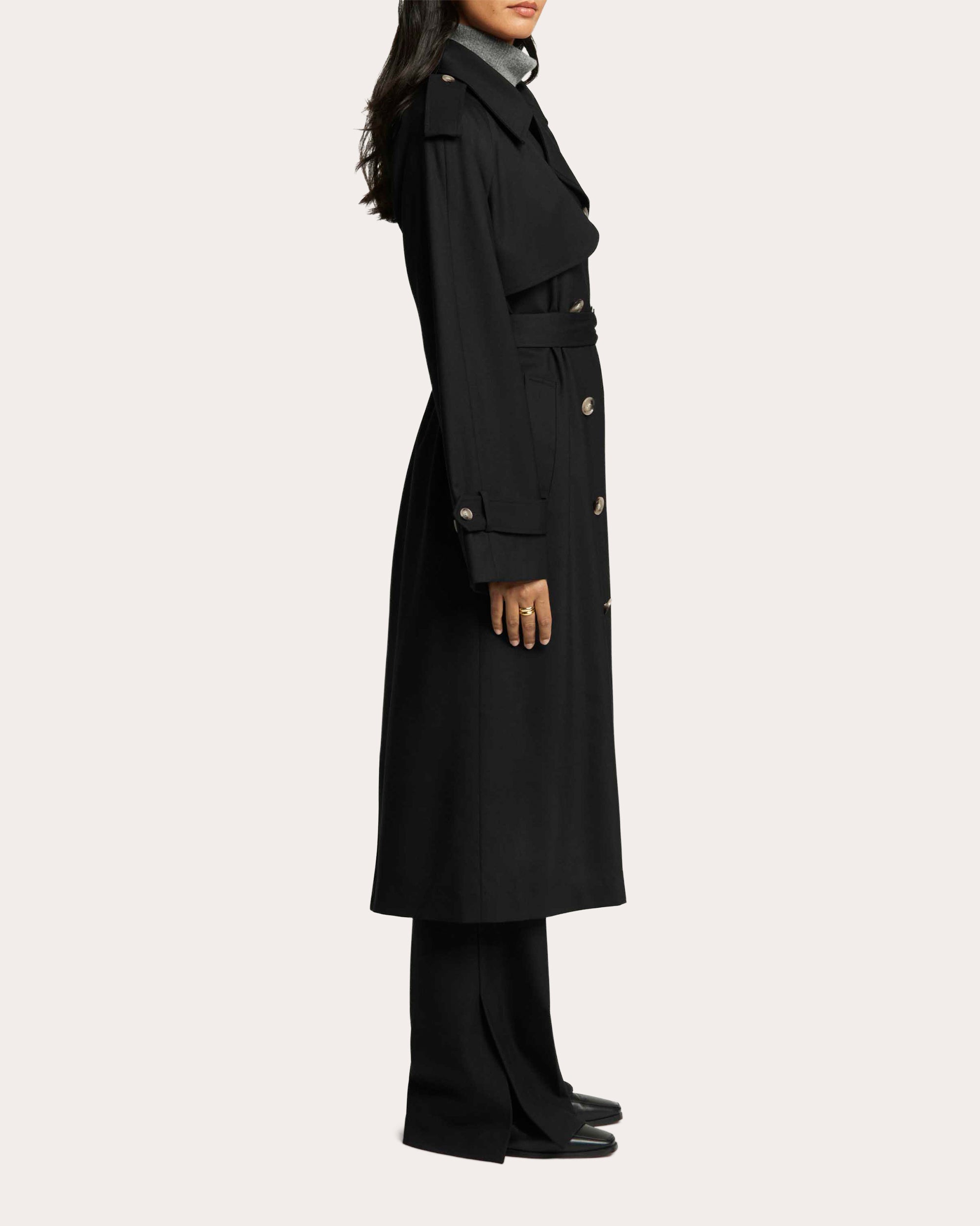 Seasonless Wool Classic Trench Coat