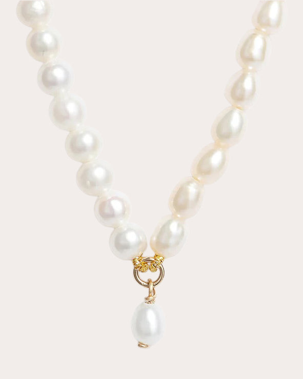 Freshwater Pearl Petite Contrast Necklace