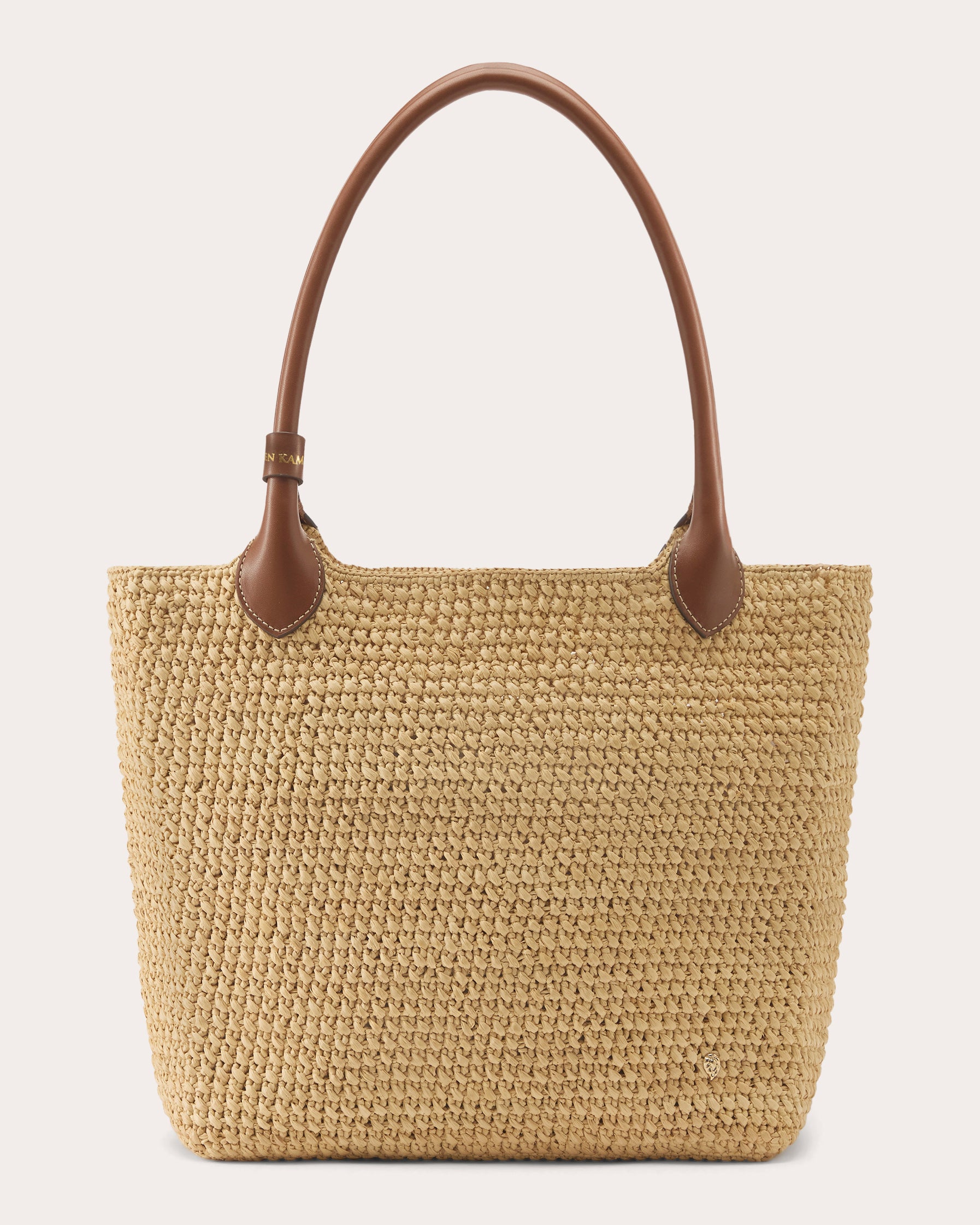 Ampara Crocheted Raffia Tote