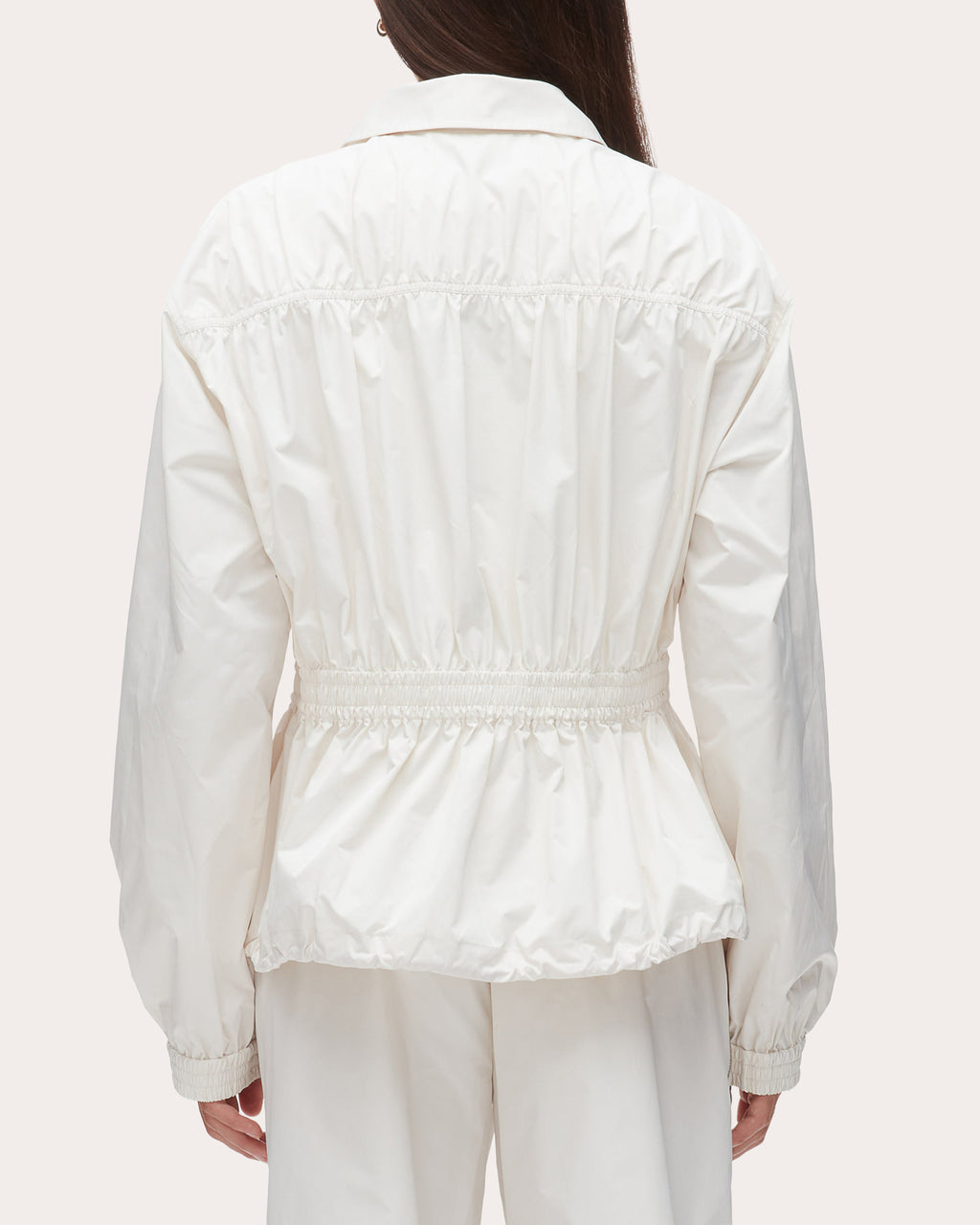 Ripstop Shirred Drawstring Jacket