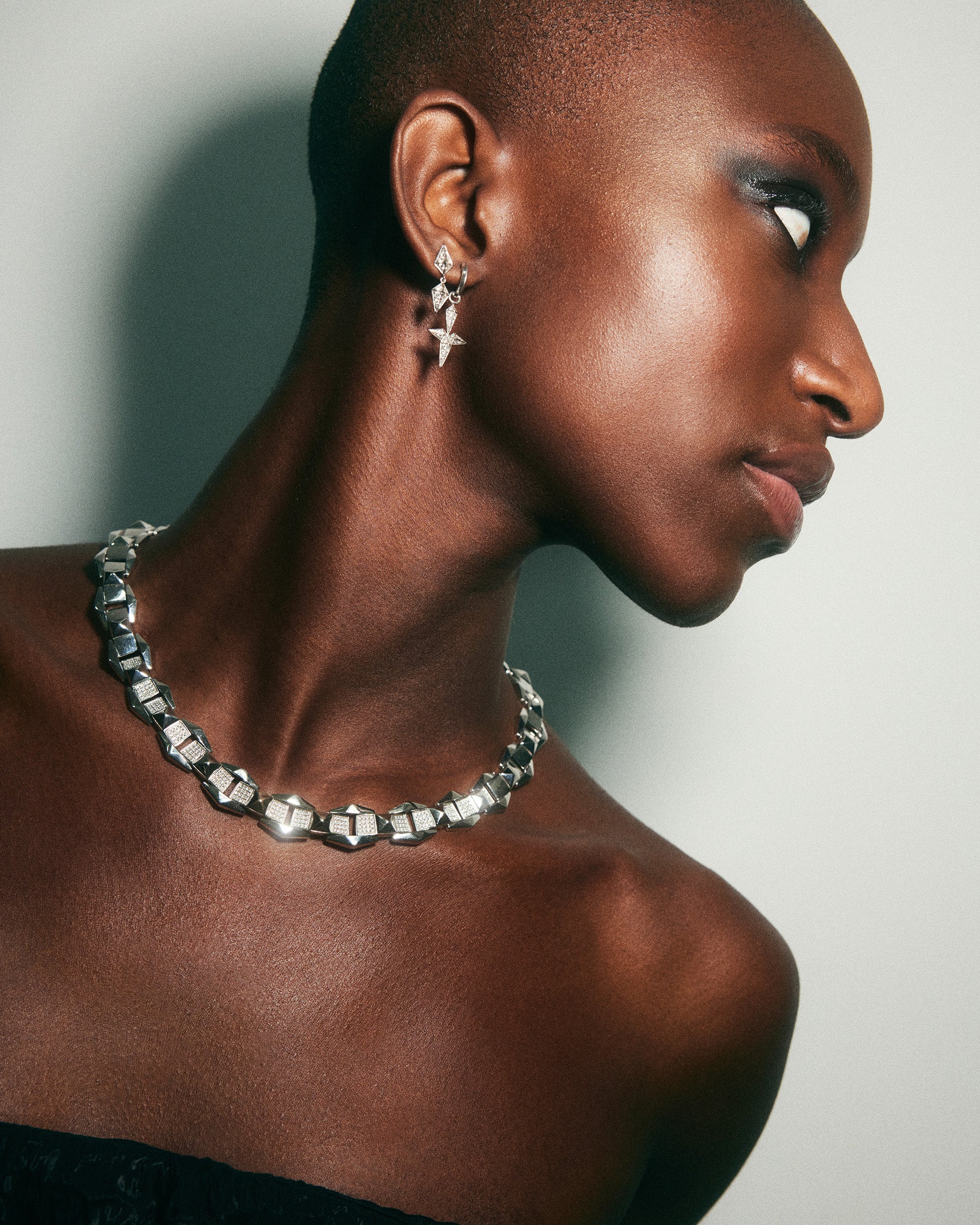 Diamond Rockaway Kite Drop Earring