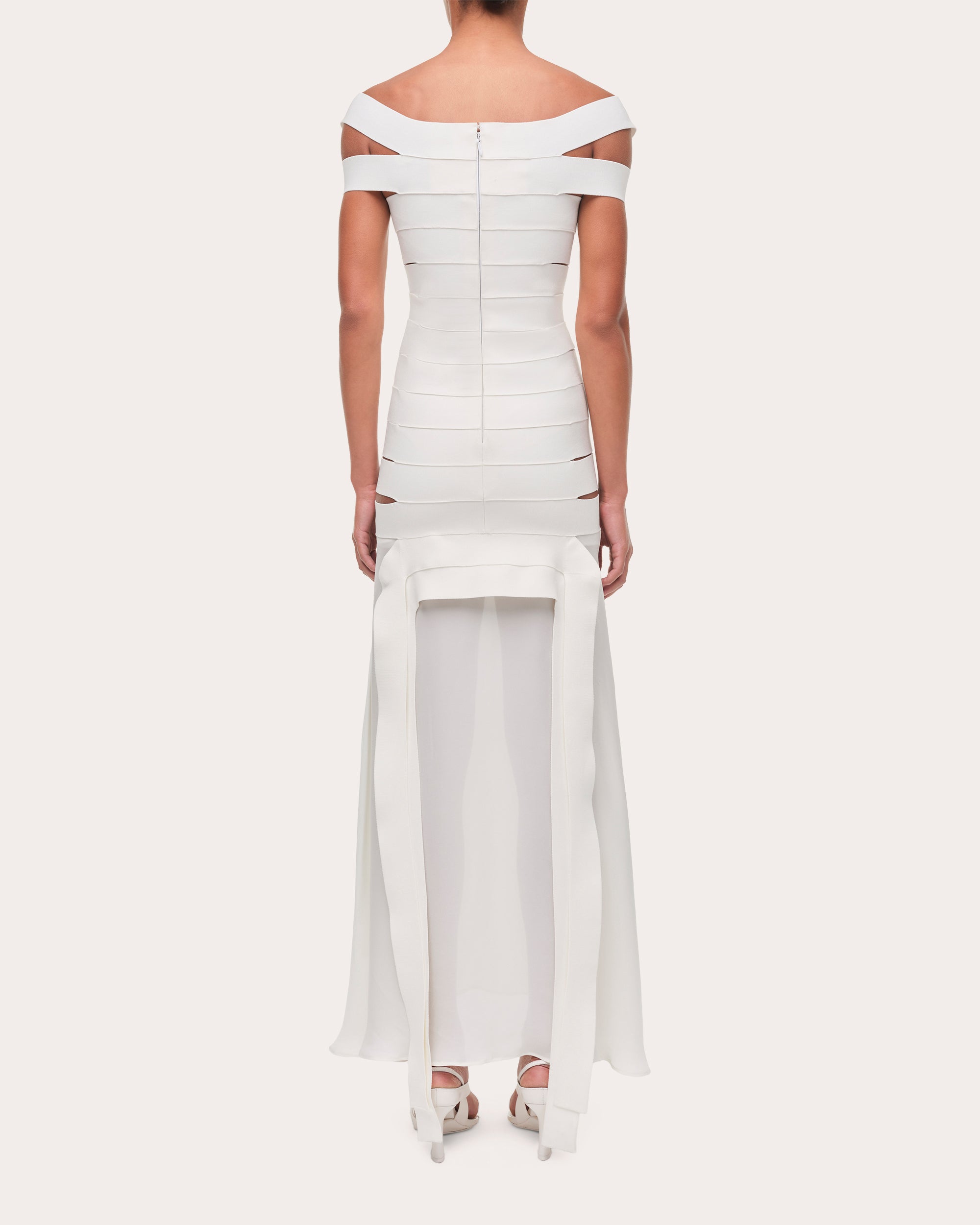Callaway Bandage Knit Cutout Maxi Dress