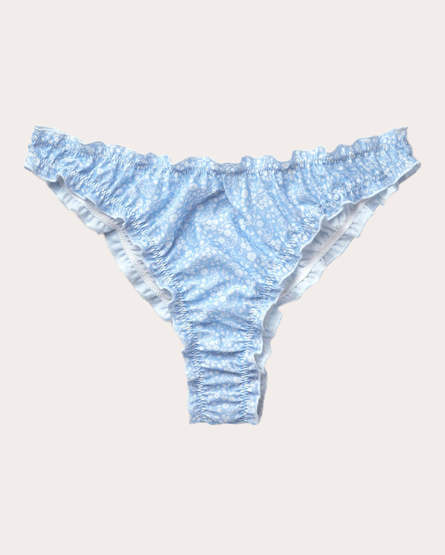 Sea Floral Frilled Bikini Bottoms