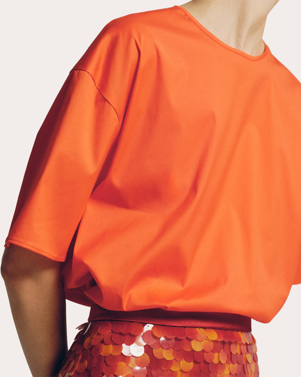 Poplin Boxy T-Shirt