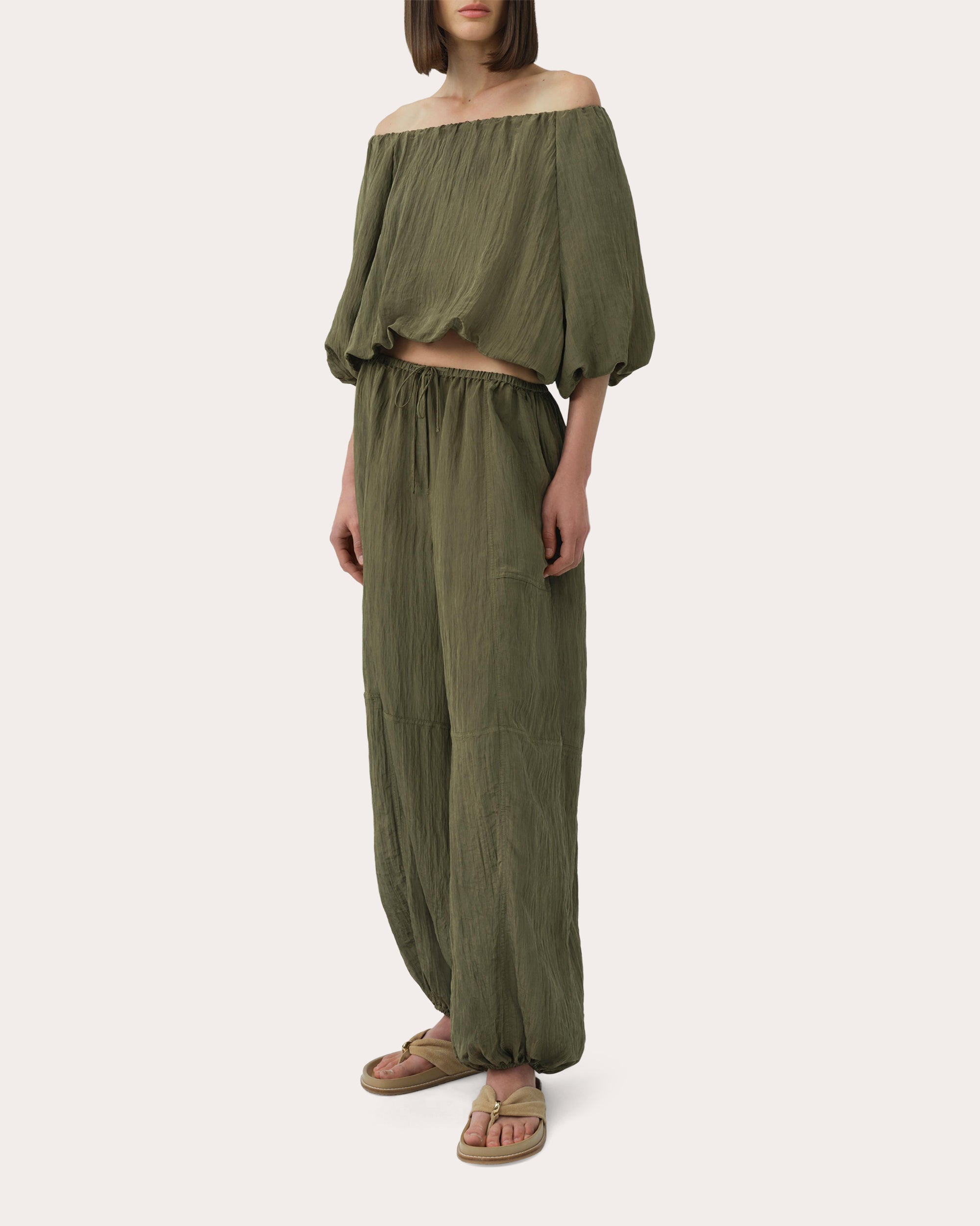 Freya Crinkled Parachute Pants