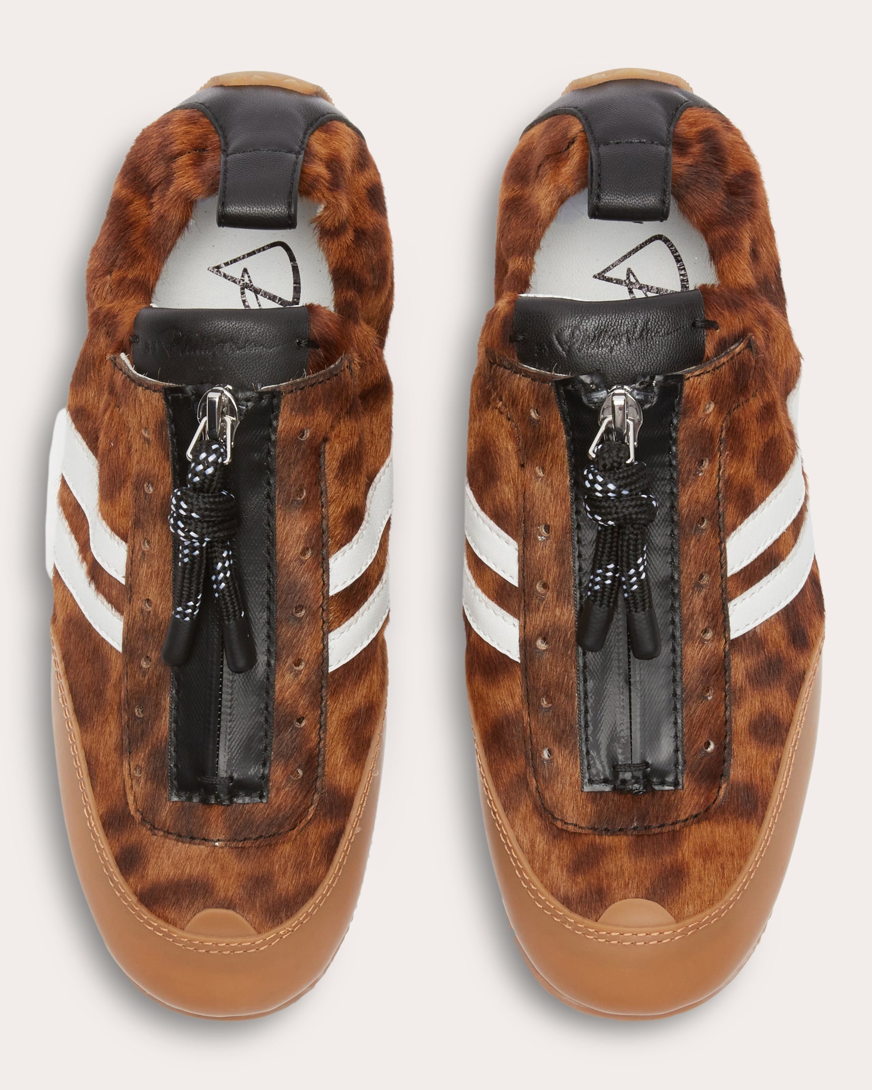 On The Go Leopard Calf Hair Sneaker