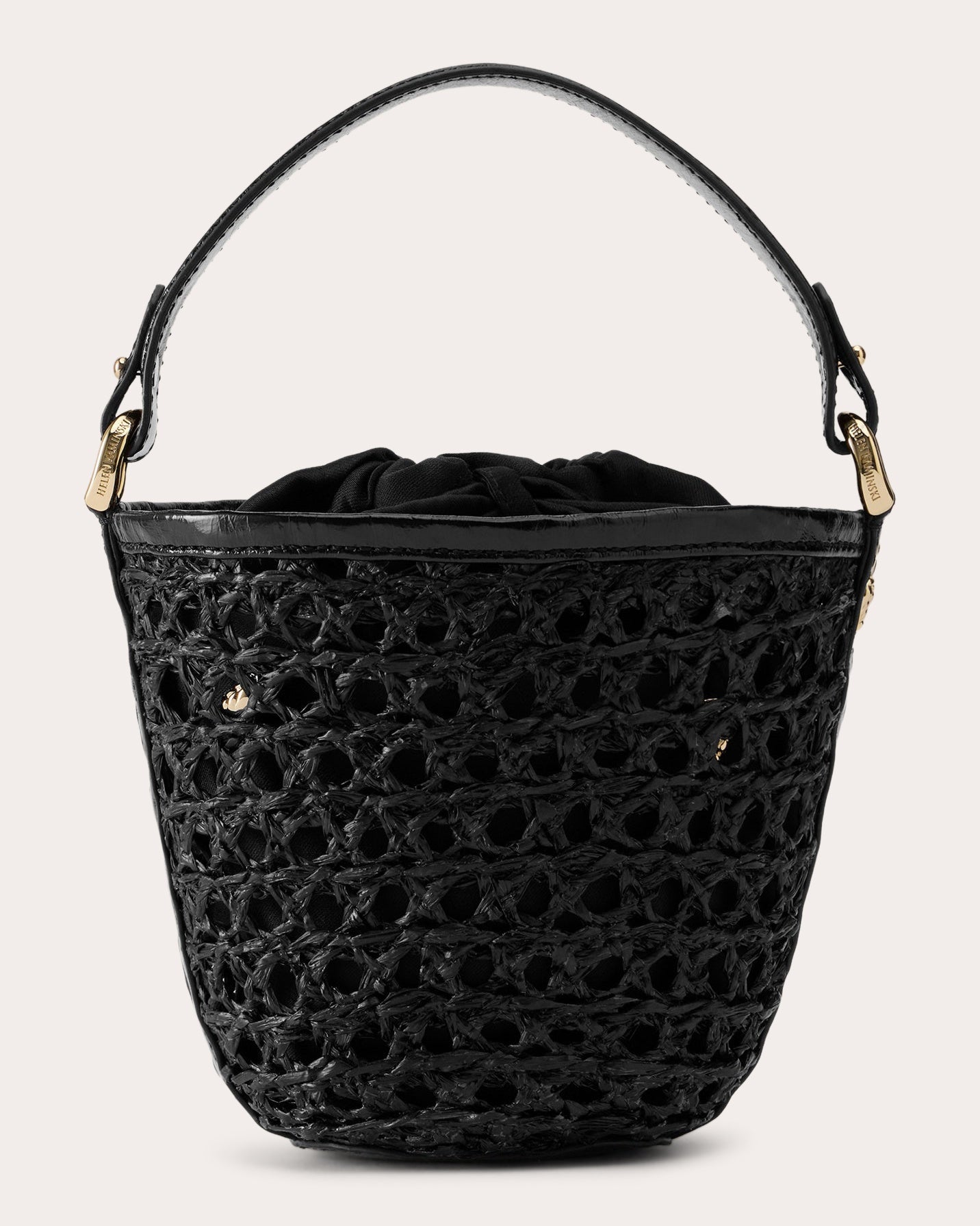 Ama Raffia Lace Braid Mini Basket