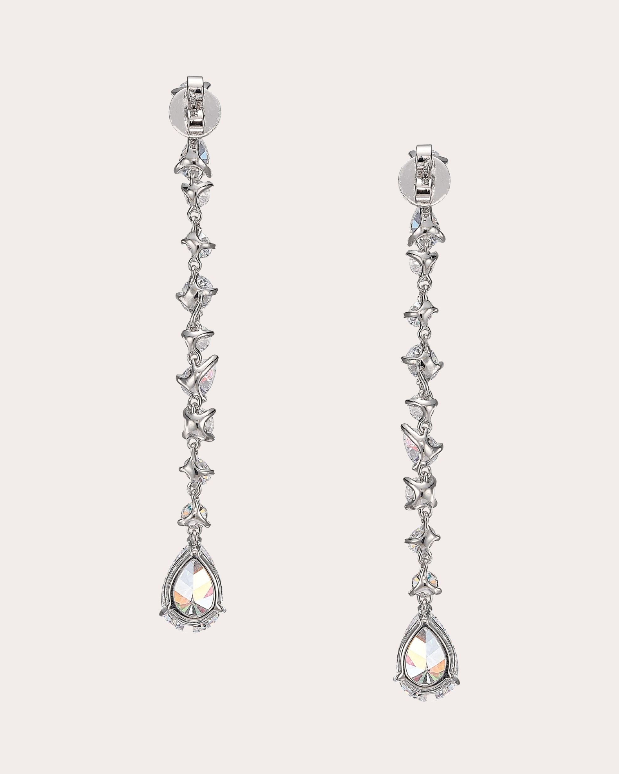Diamond Celestial Dust Drop Earrings