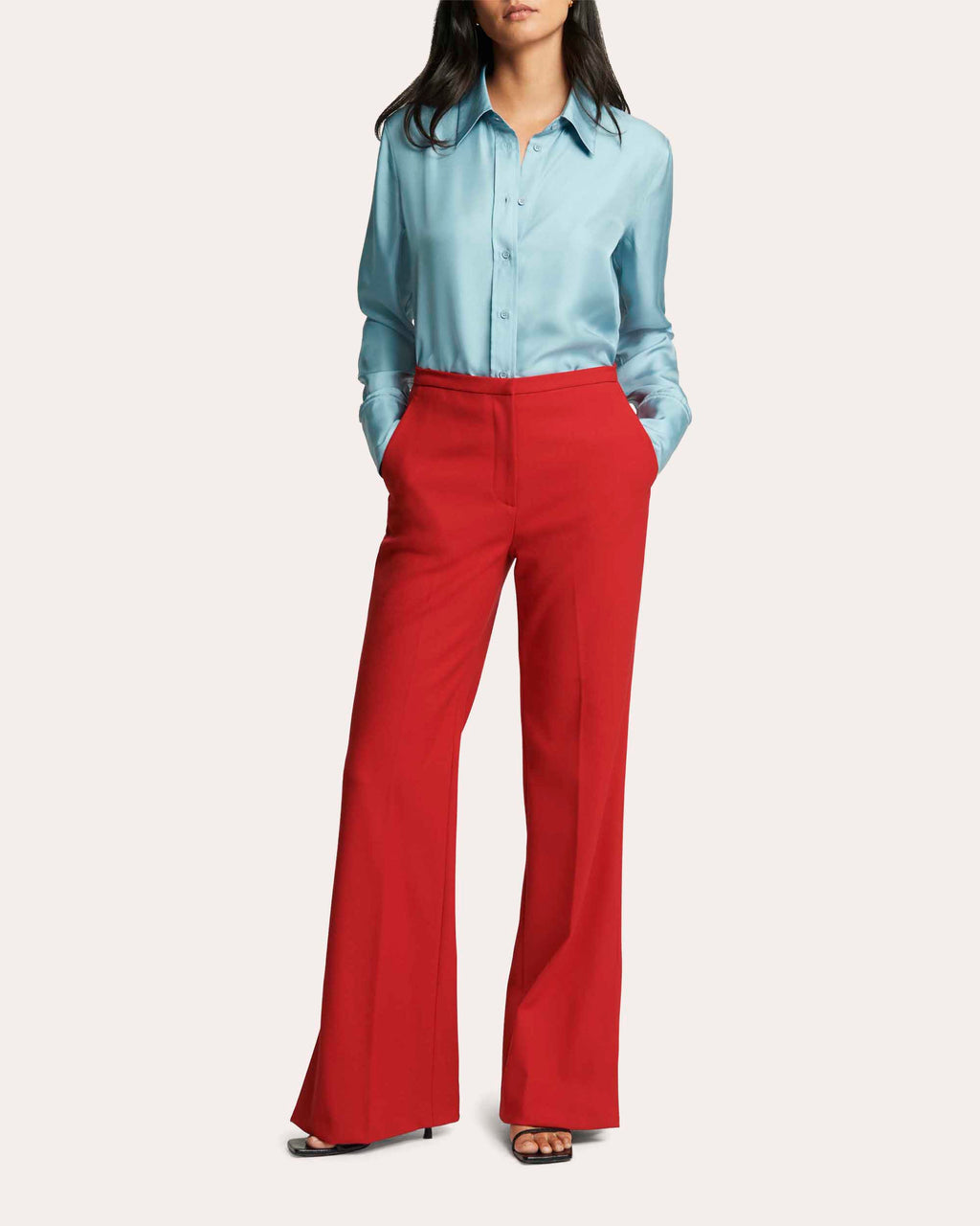 Prince Heavy Wool Twill Creased Trousers