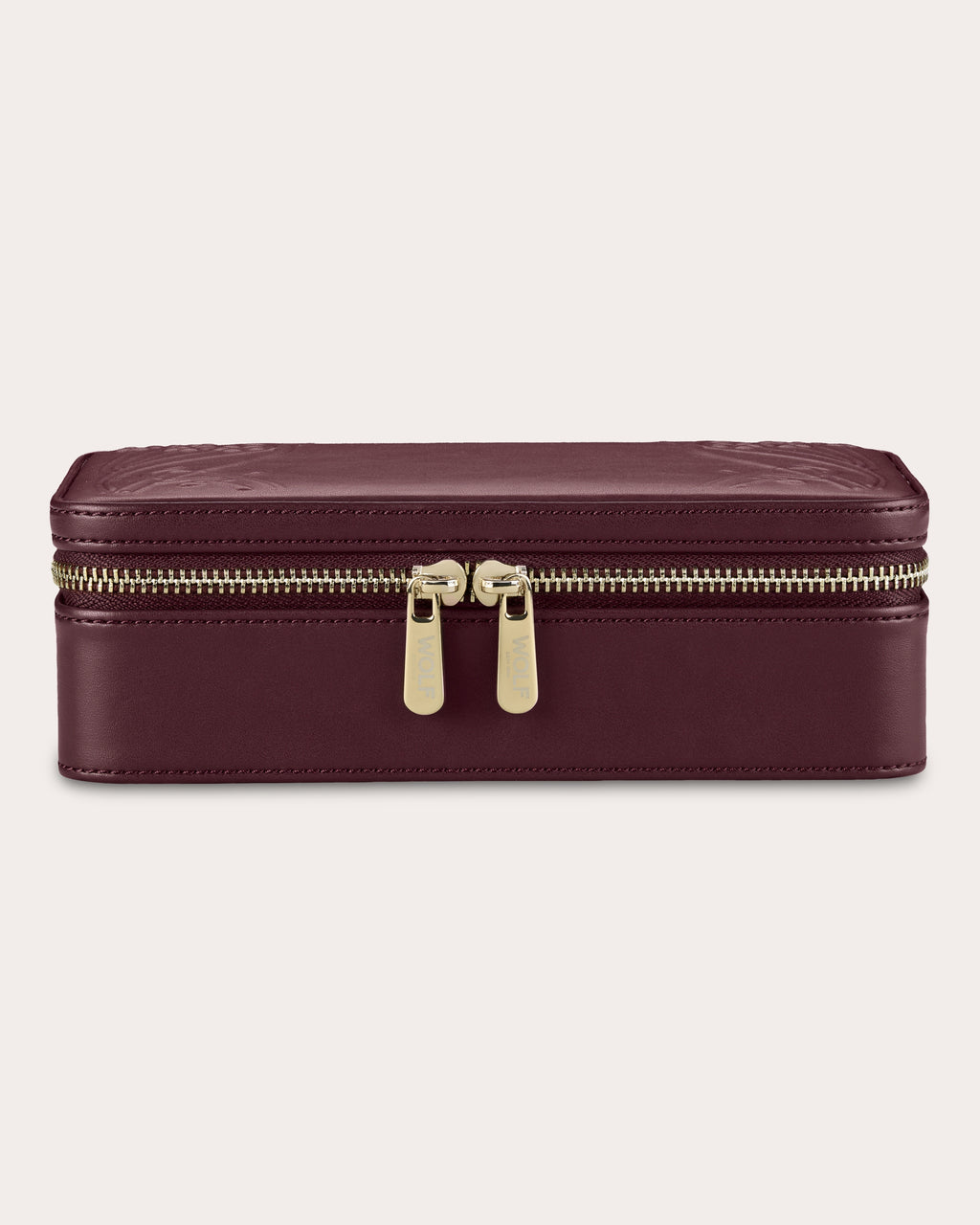 Liberty Medium Zip Embossed Jewelry Case