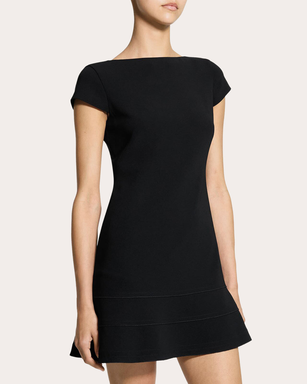 Admiral Crepe Seamed A-Line Mini Dress
