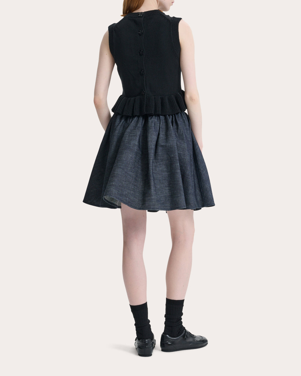 Cici Denim A-Line Skirt