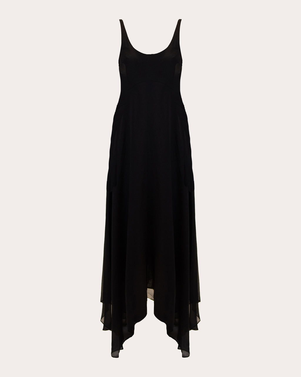 Bria Silk Chiffon High-Low Dress