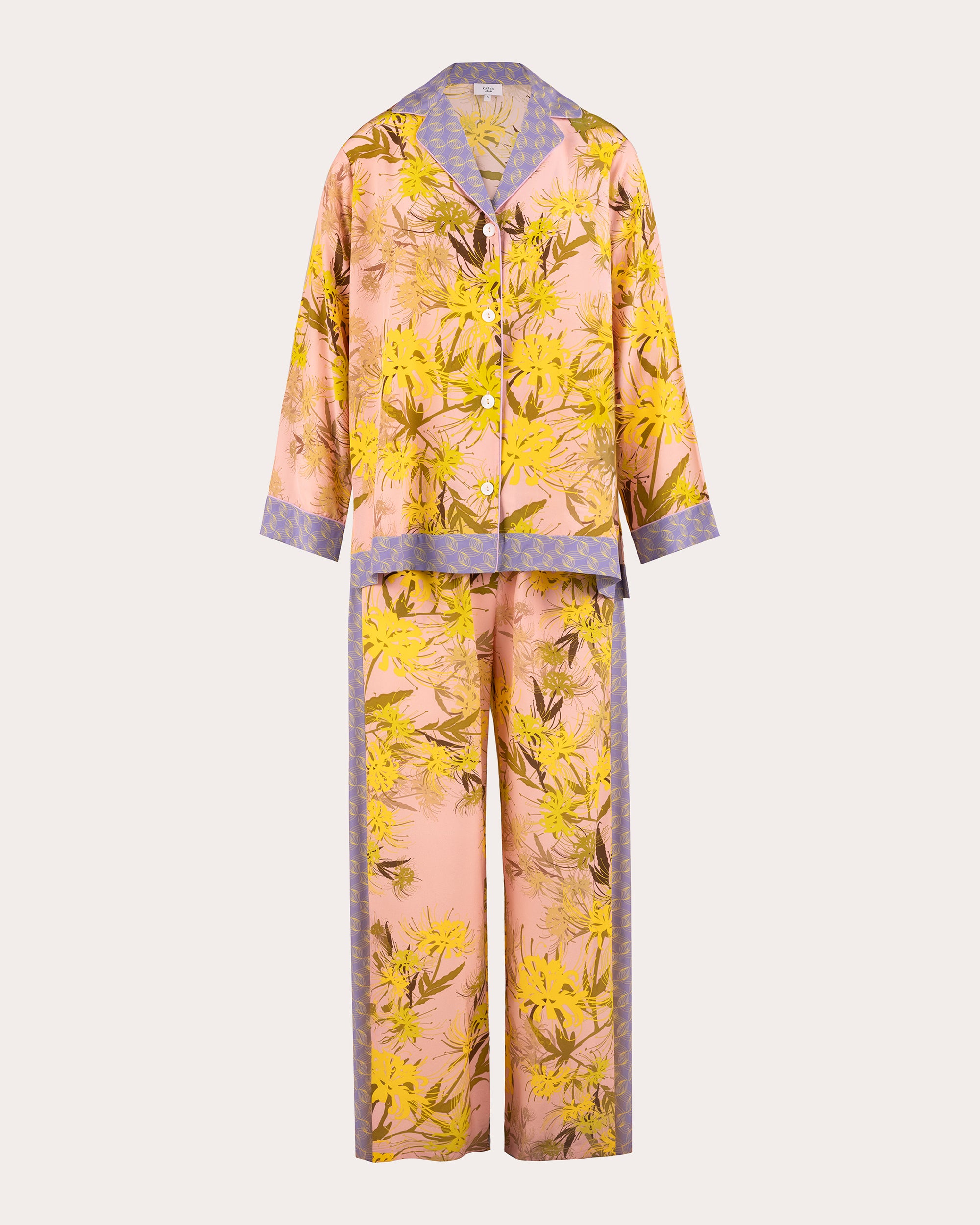 Isa Higa Silk Pajama Set