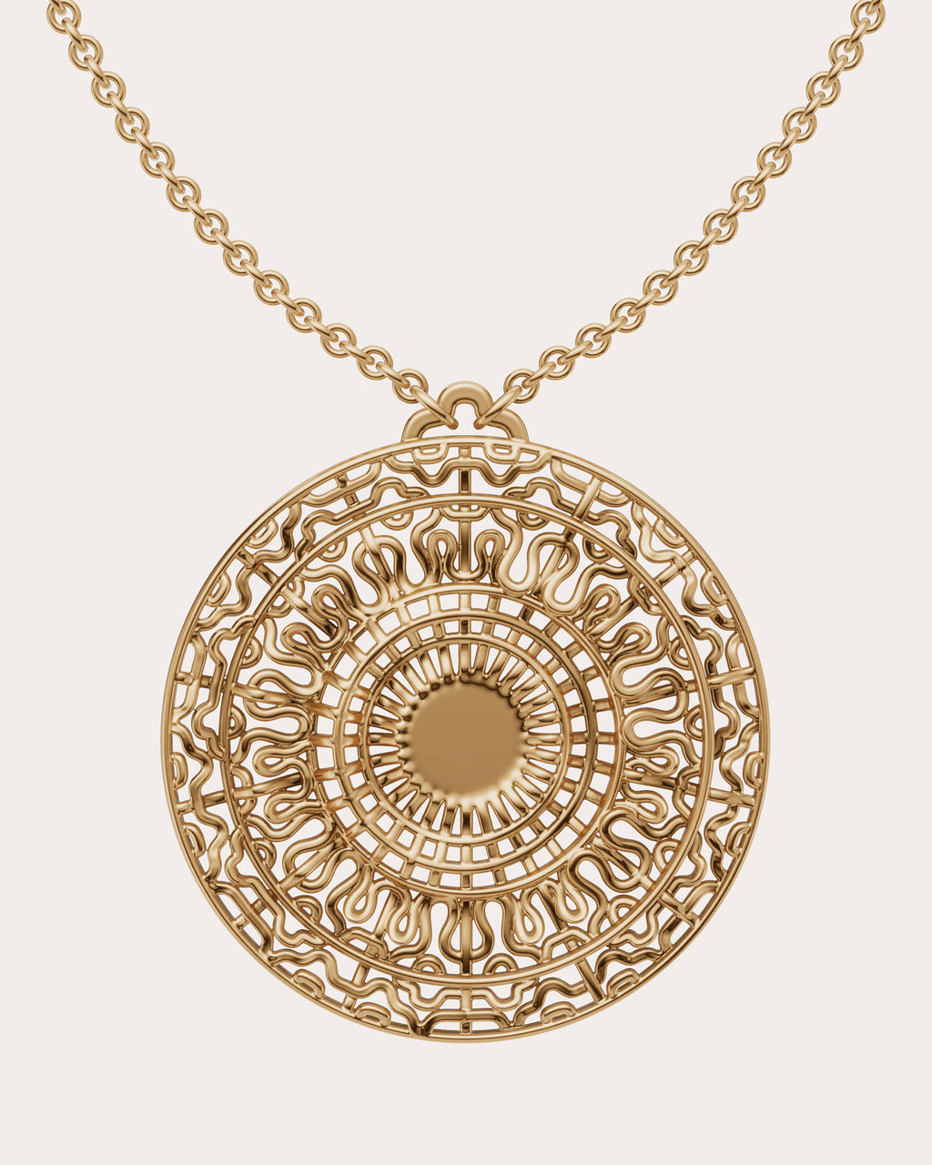 Gold Vermeil 528Hz Pendant Necklace