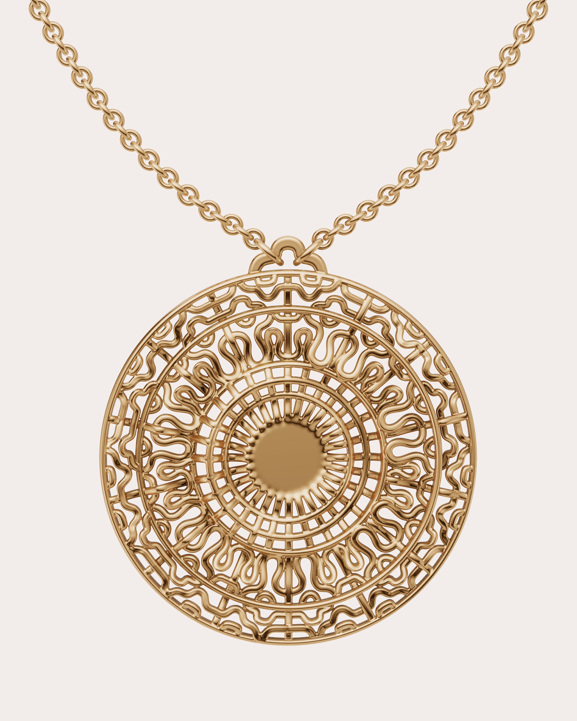 Gold Vermeil 528Hz Pendant Necklace