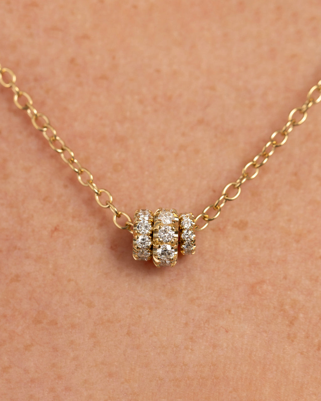 Diamond & 18k Gold Vesta Necklace