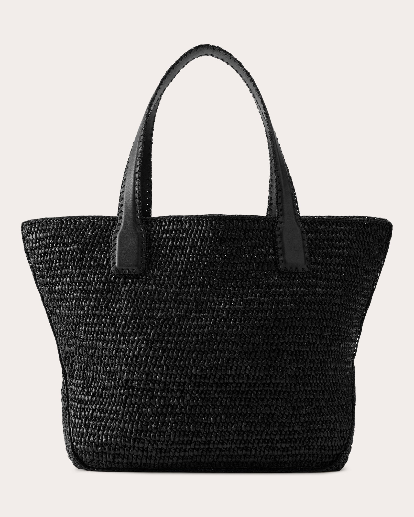 Liyoni Crocheted Raffia Tote Bag