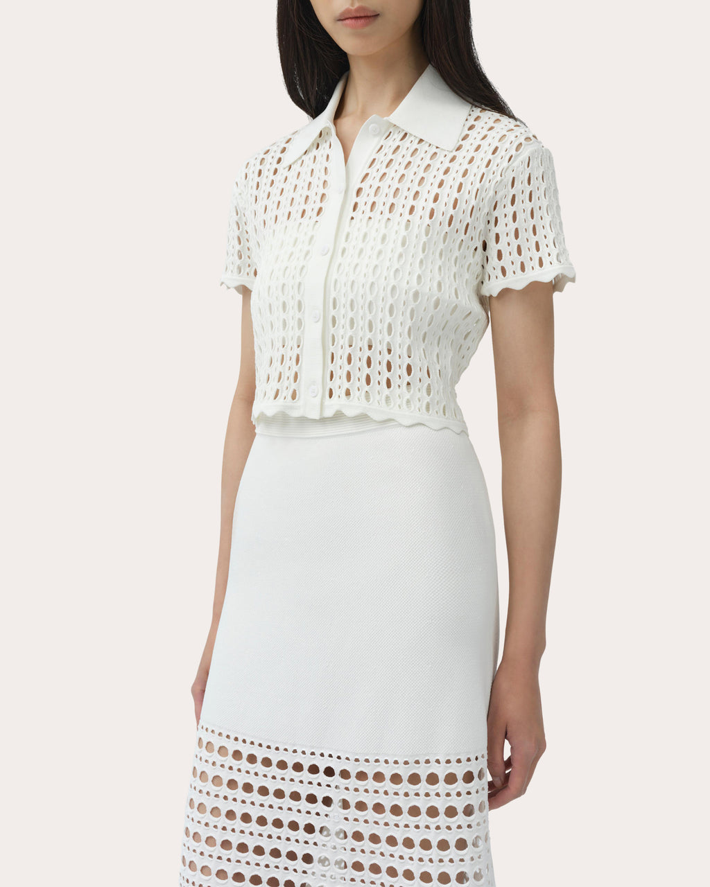 Arlan Eyelet Stitch Camp Shirt