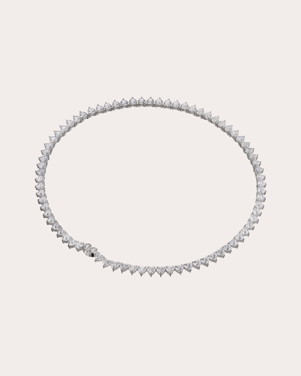 Diamond Eternity Heart Necklace