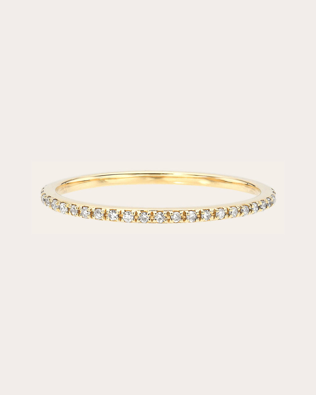 Diamond & 14k Gold Eternity Ring