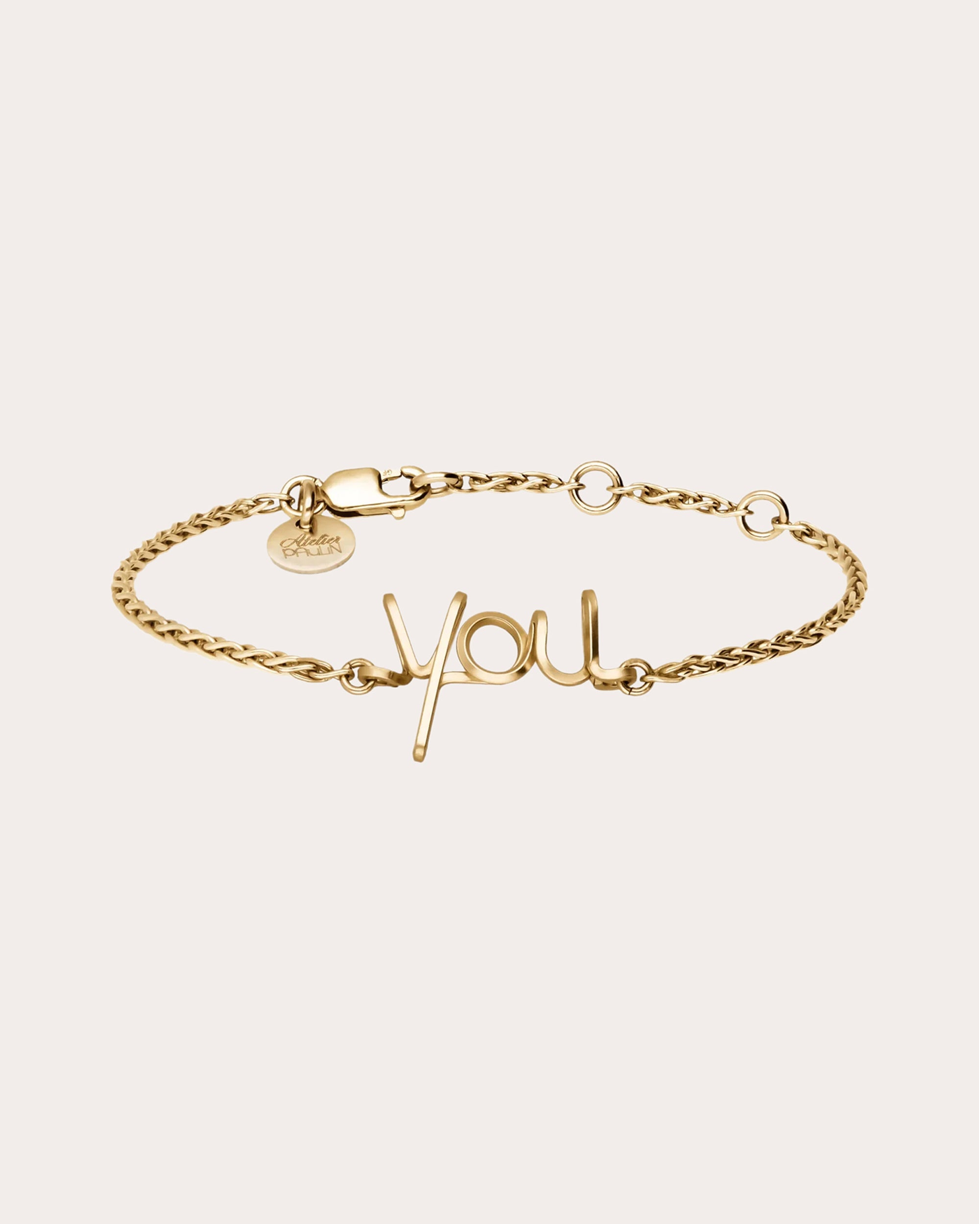 'You' 14K Gold-Filled Chain Bracelet