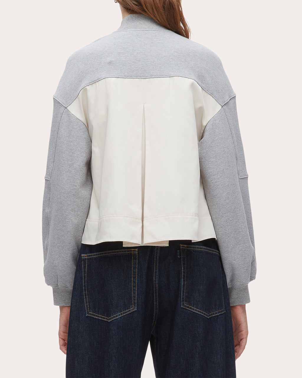 French Terry Ripstop Combo Zip Track Jacket