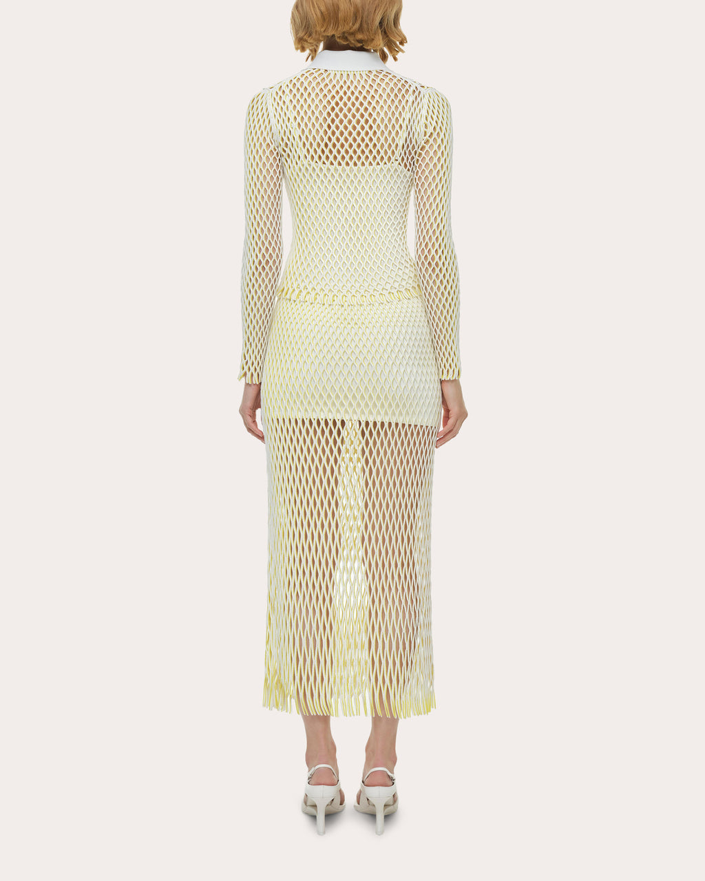 Petra Openwork Knit Polo