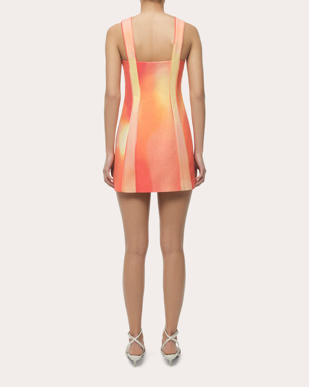 Calyx Abstract Paneled Mini Dress