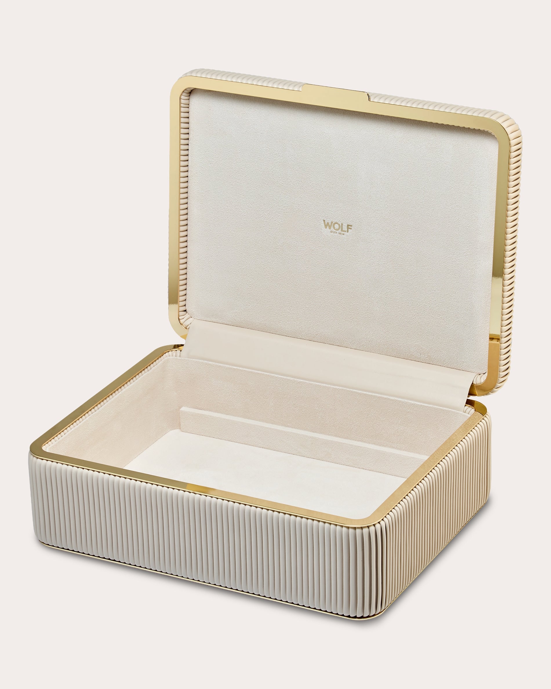 Bella Pleated Large Jewelry Box