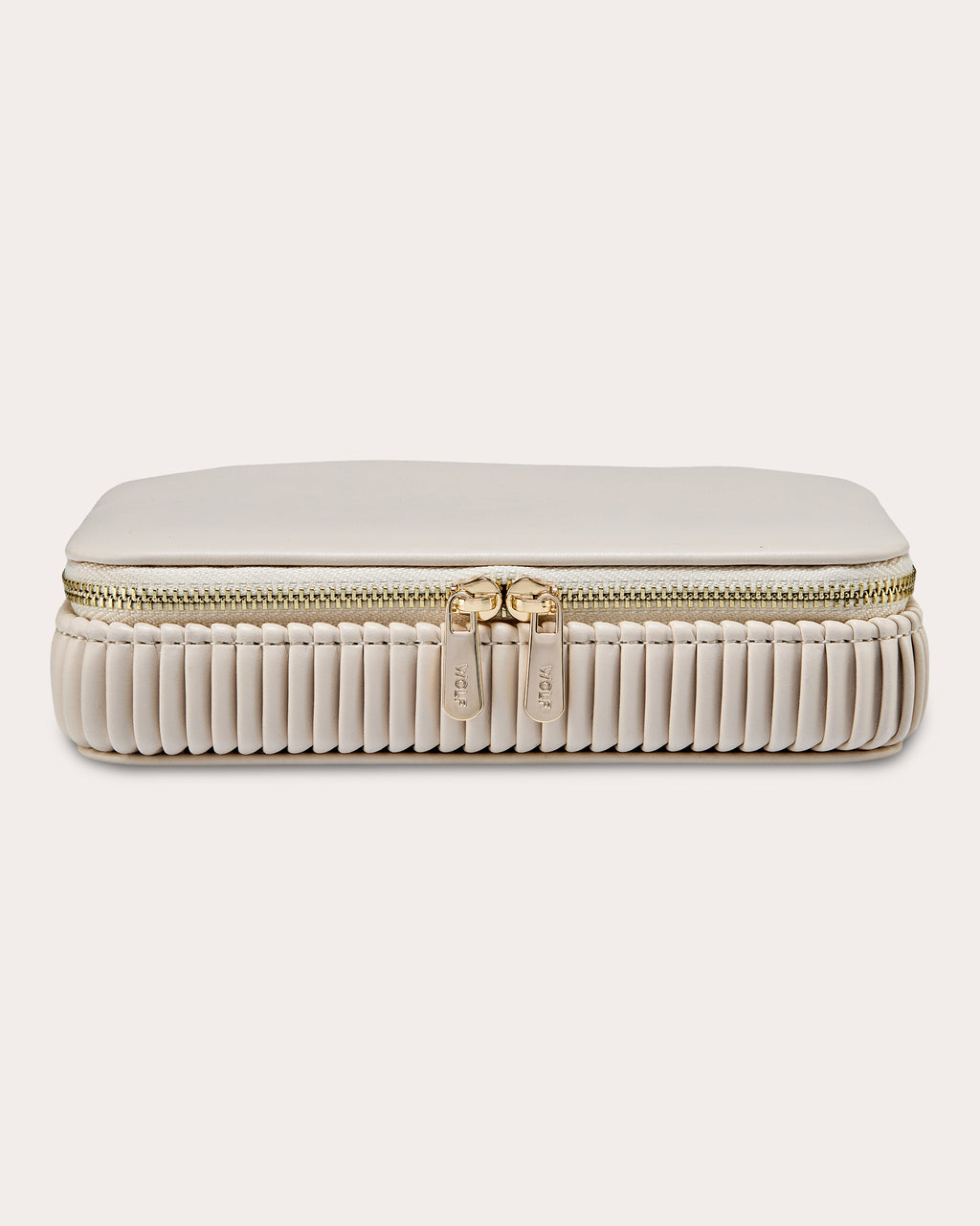Bella Pleated Zip Jewelry Case