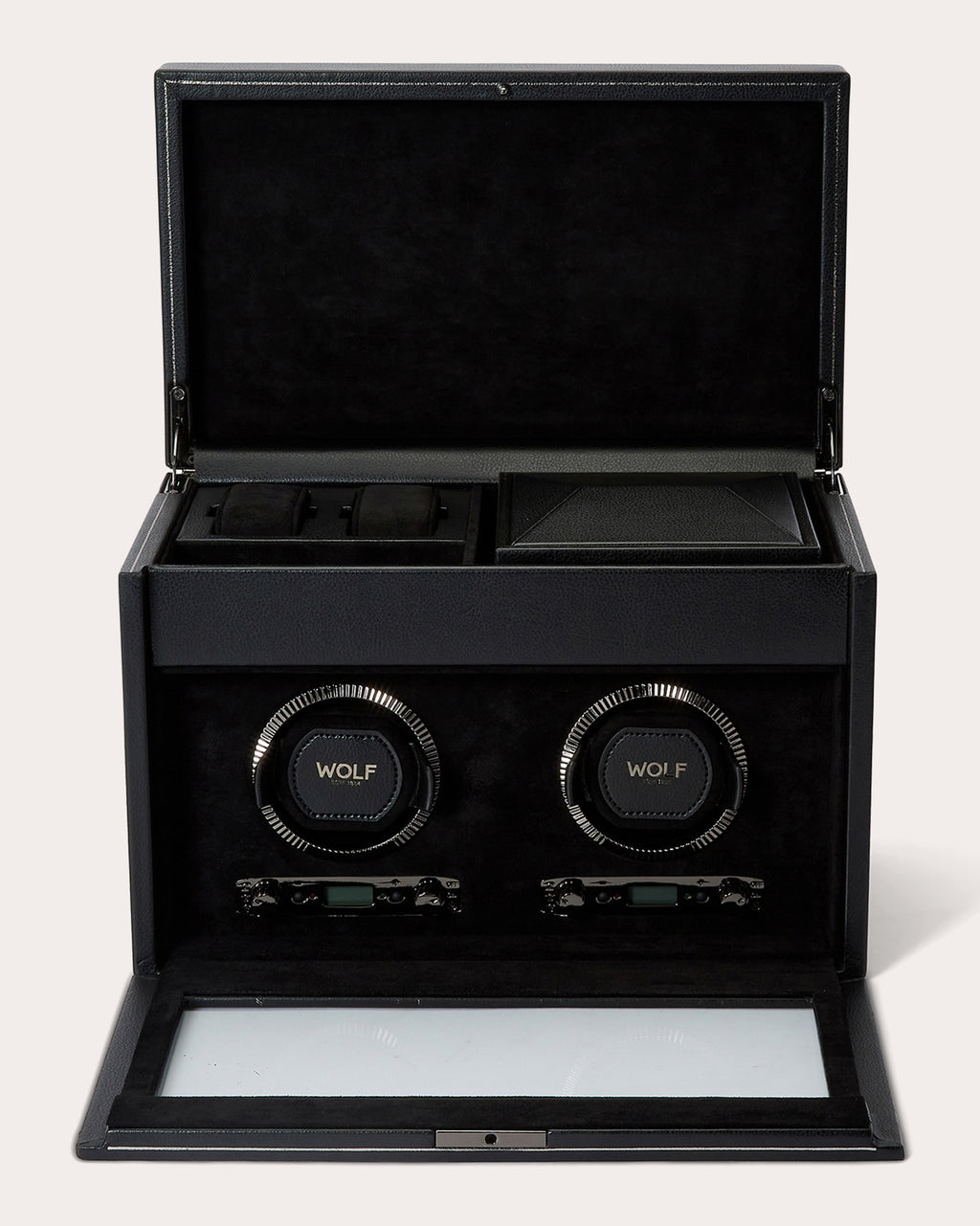 British Racing Double Watch Winder Storage Case