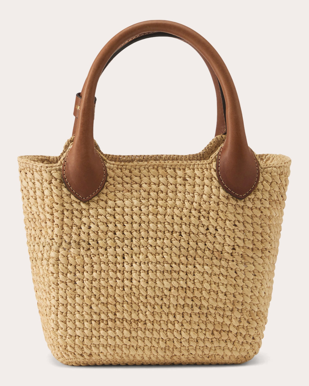 Ampara Crocheted Raffia Mini Tote