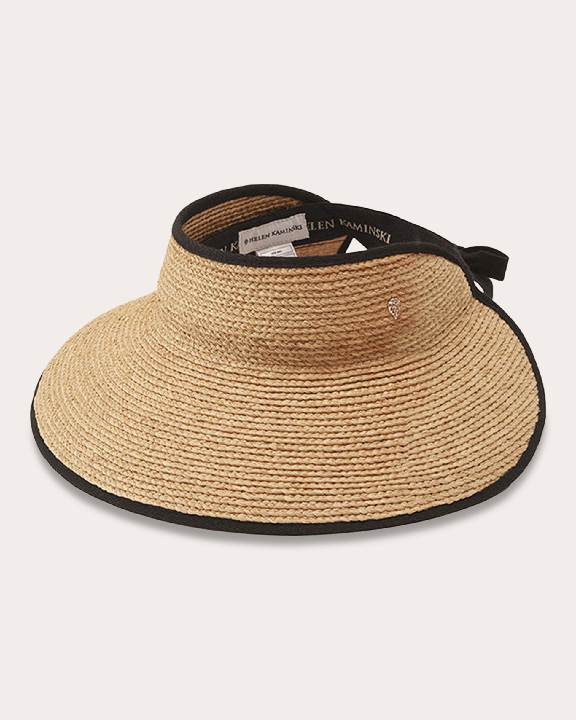 Mita Braided Raffia Visor