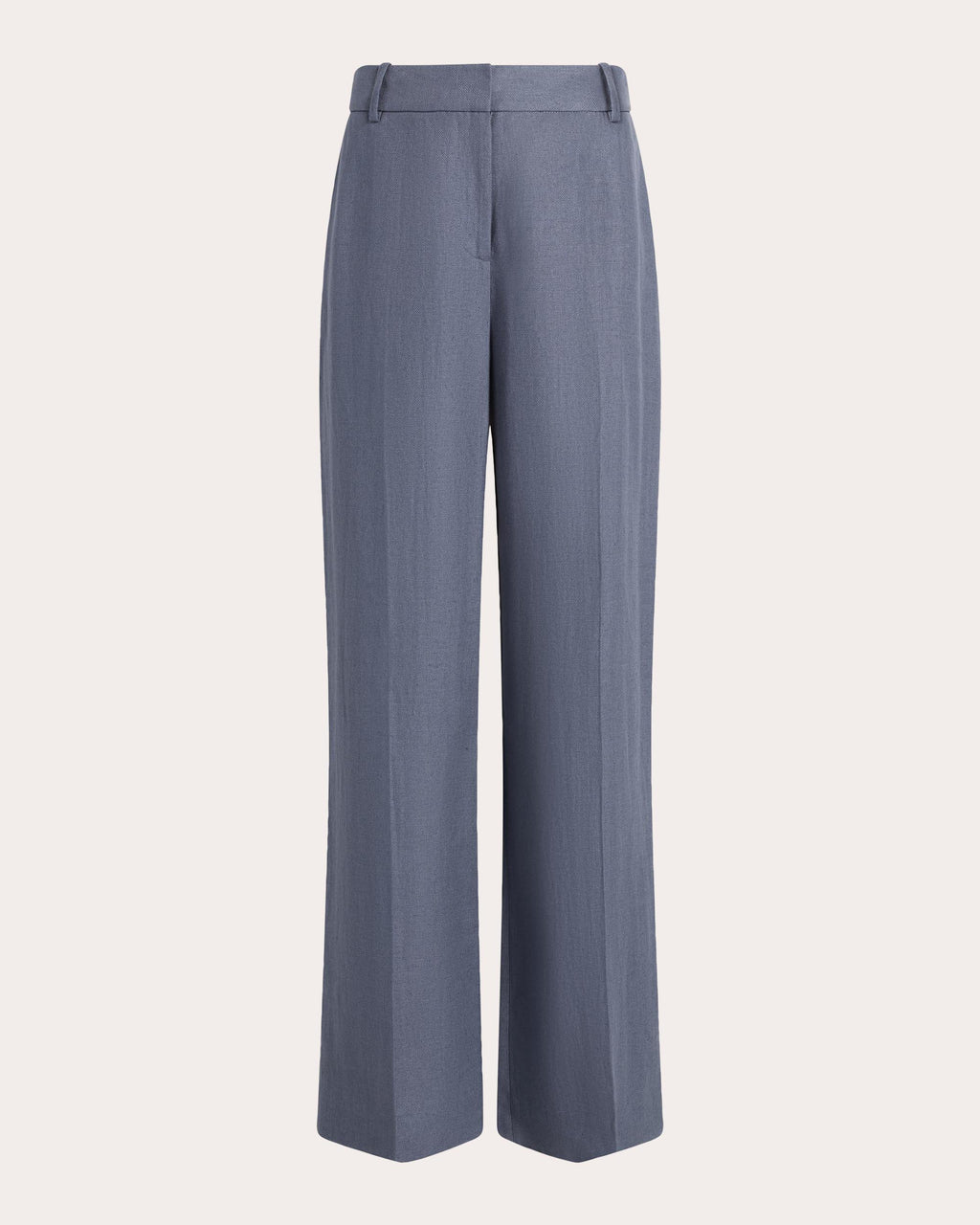 Soho Basket Weave Linen Creased Trousers