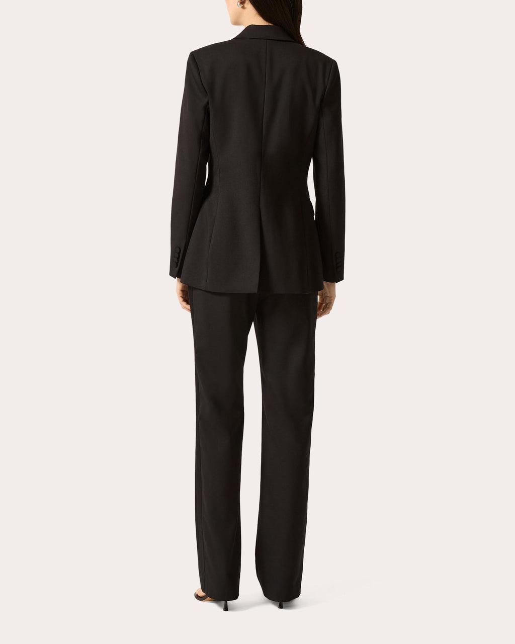 Seasonless Wool Silk-Lapel Tuxedo Blazer